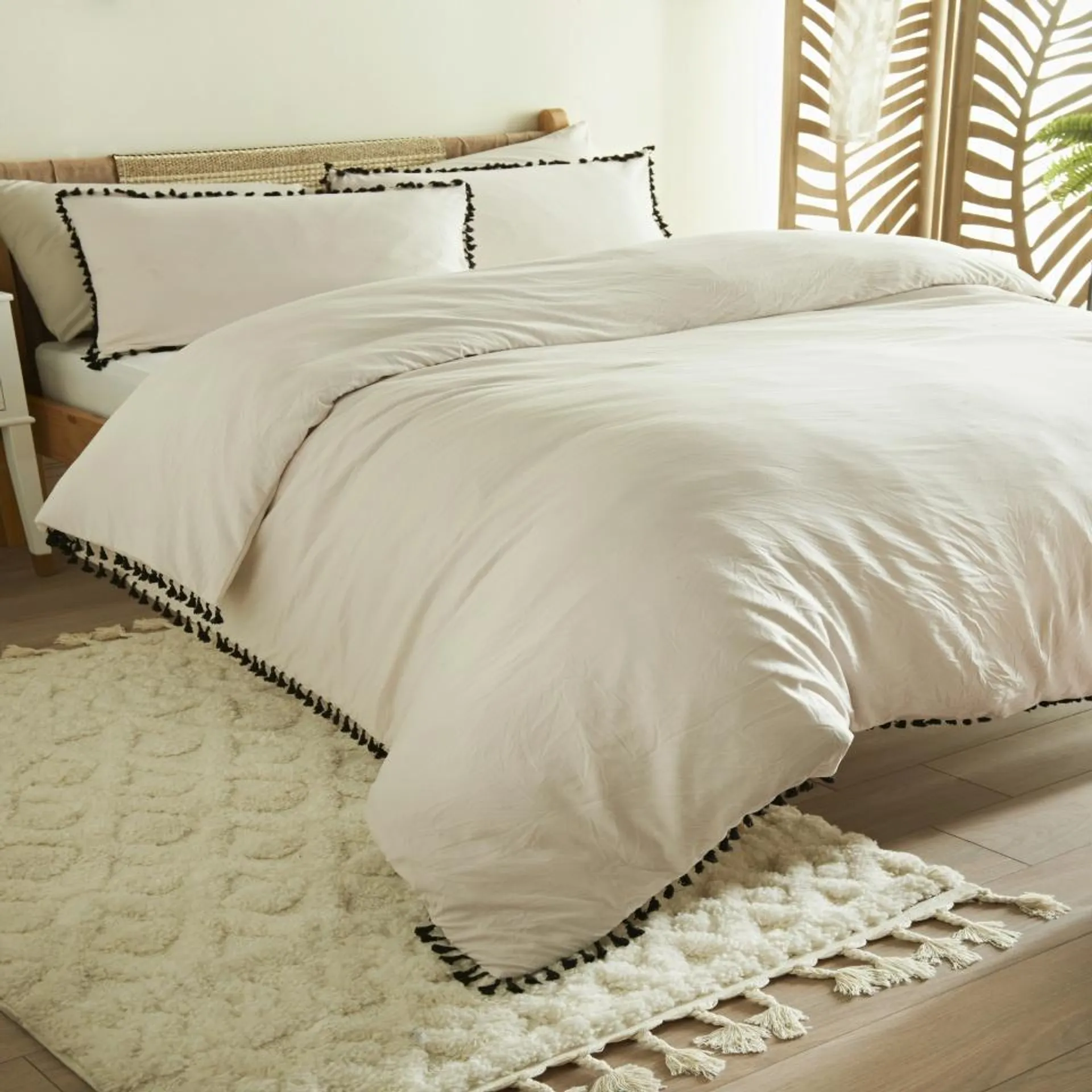 Cosmo Living Tassel Duvet Set - Super King