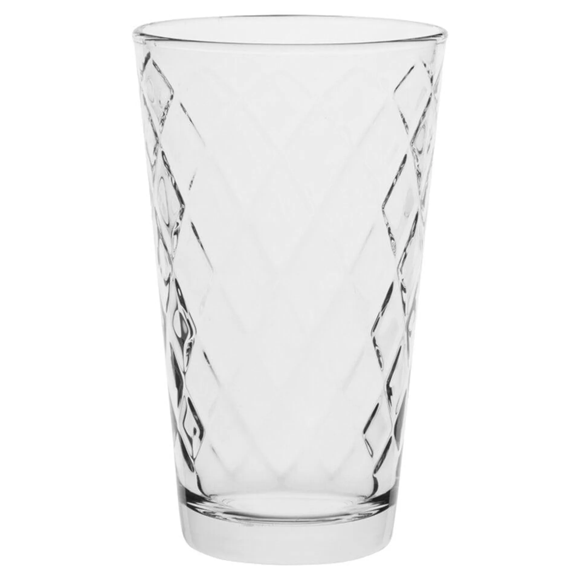 F&F Home Diamond Hiball Glass - Clear