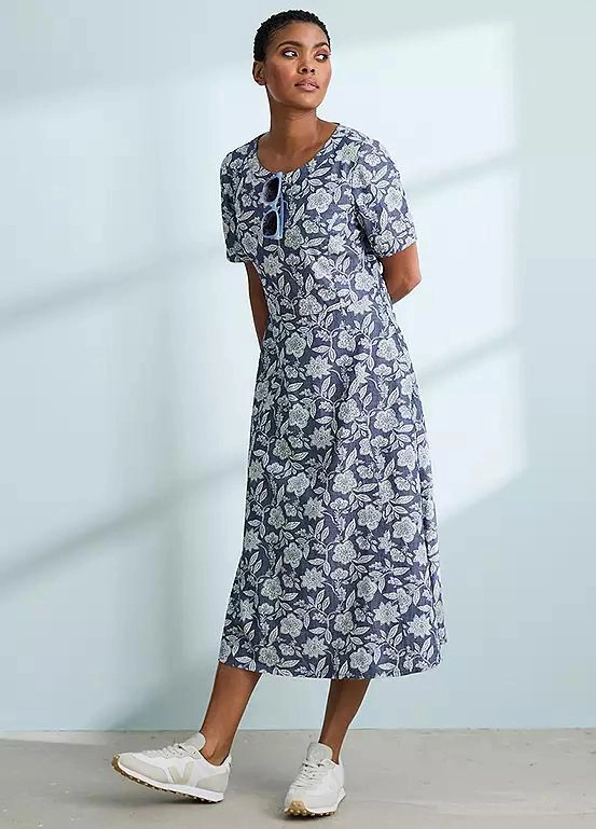 Seasalt Cornwall Blue Fox Path Dress