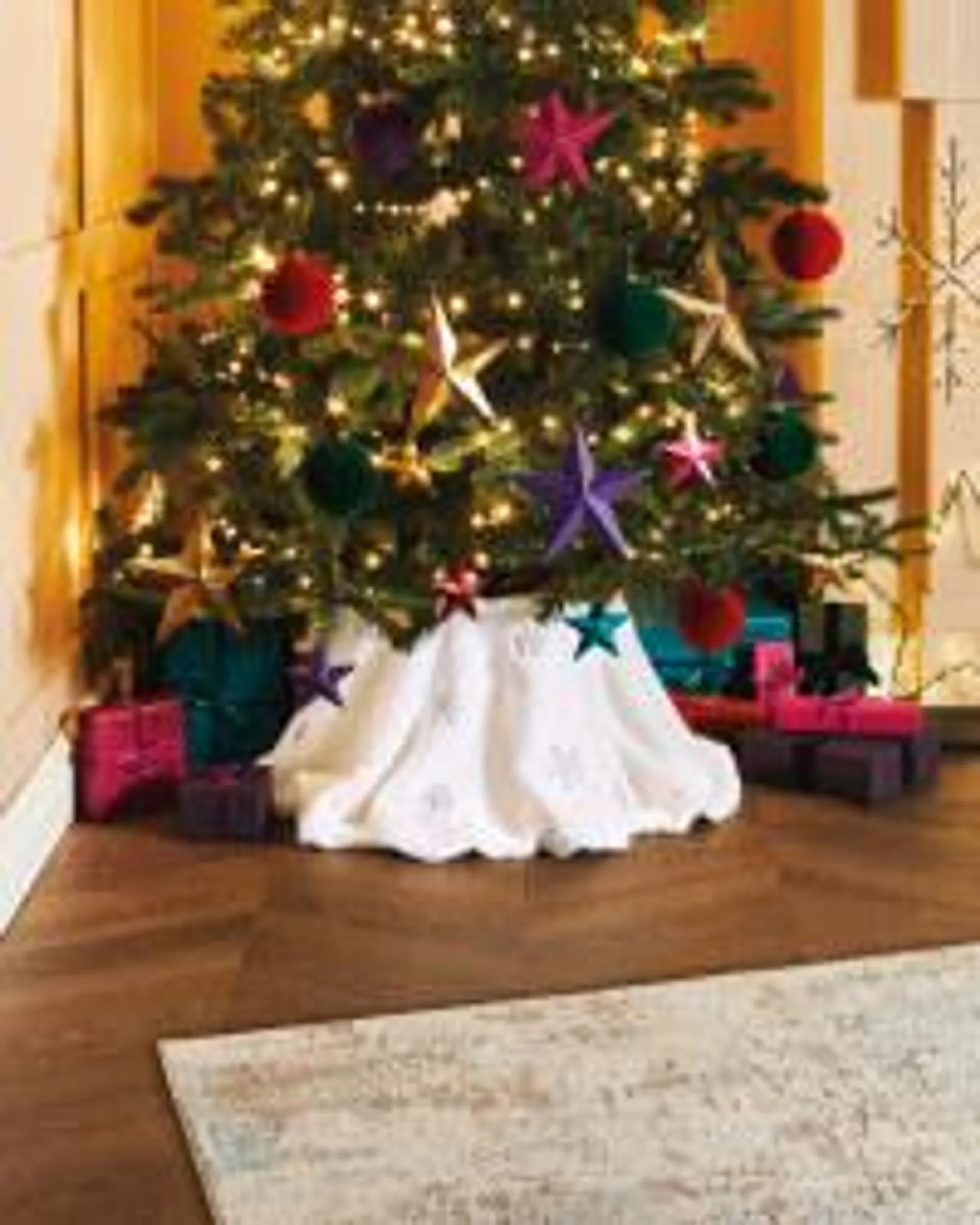 Faux Fur Tree Skirt