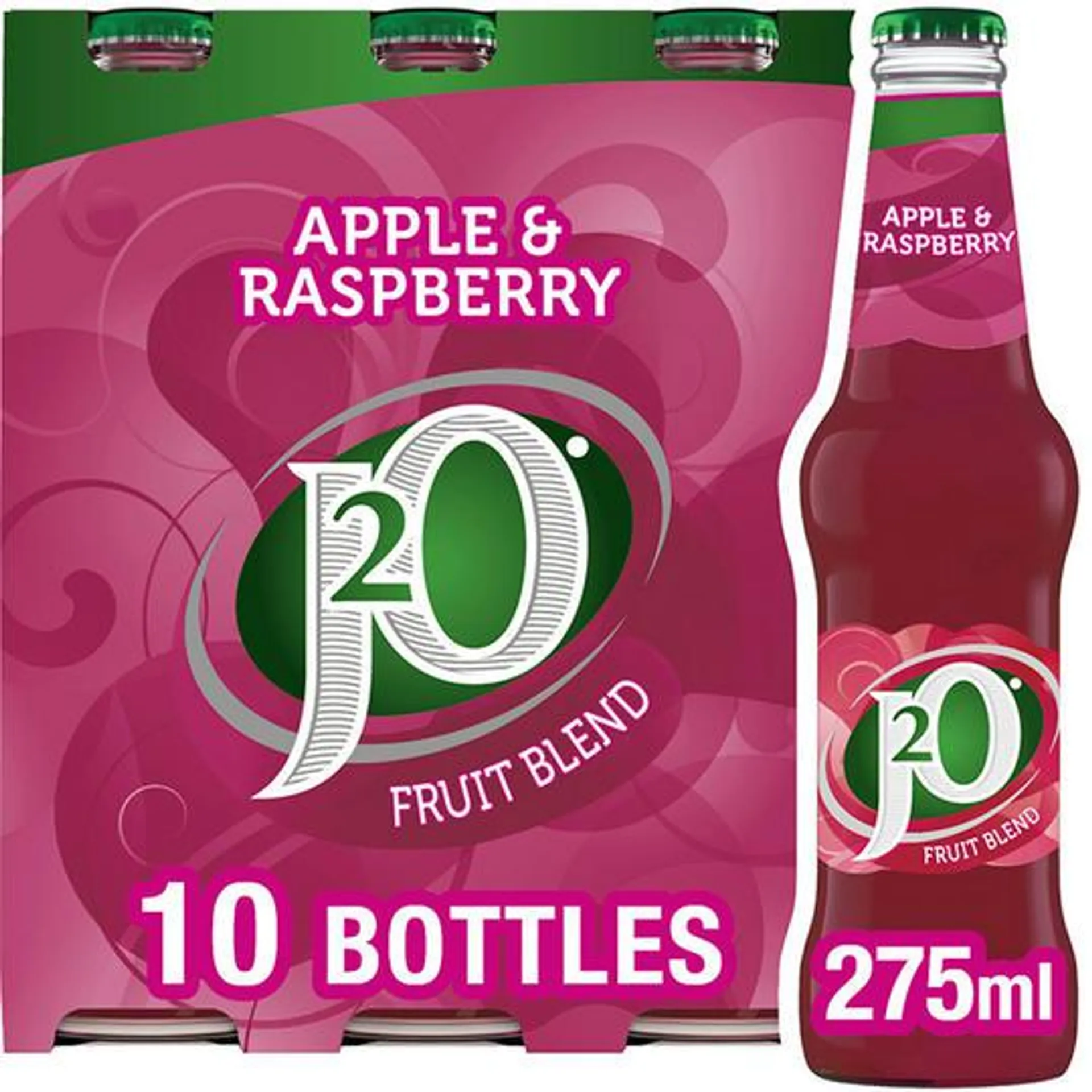 J2O Apple & Raspberry 10 x 275ml