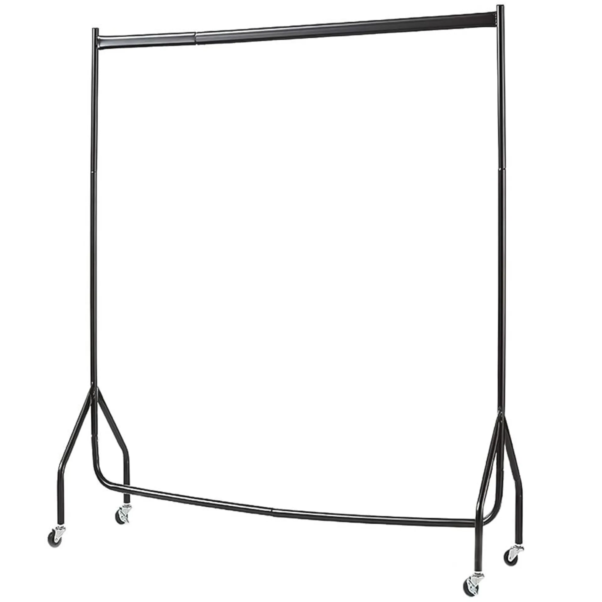 House of Home Extra Heavy Duty Black Clothes Rail 5 x 4ft