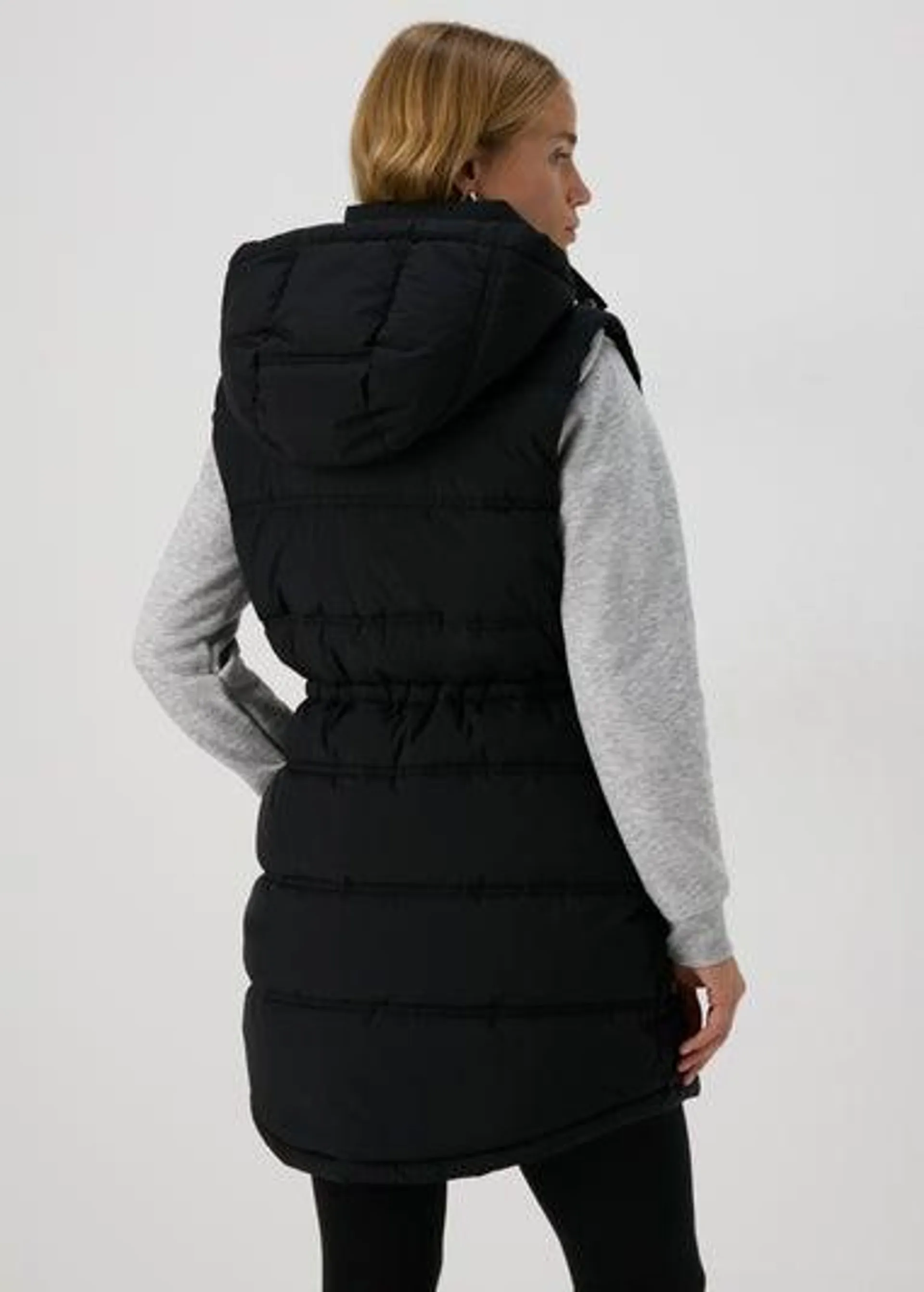 Black Mid Padded Gilet