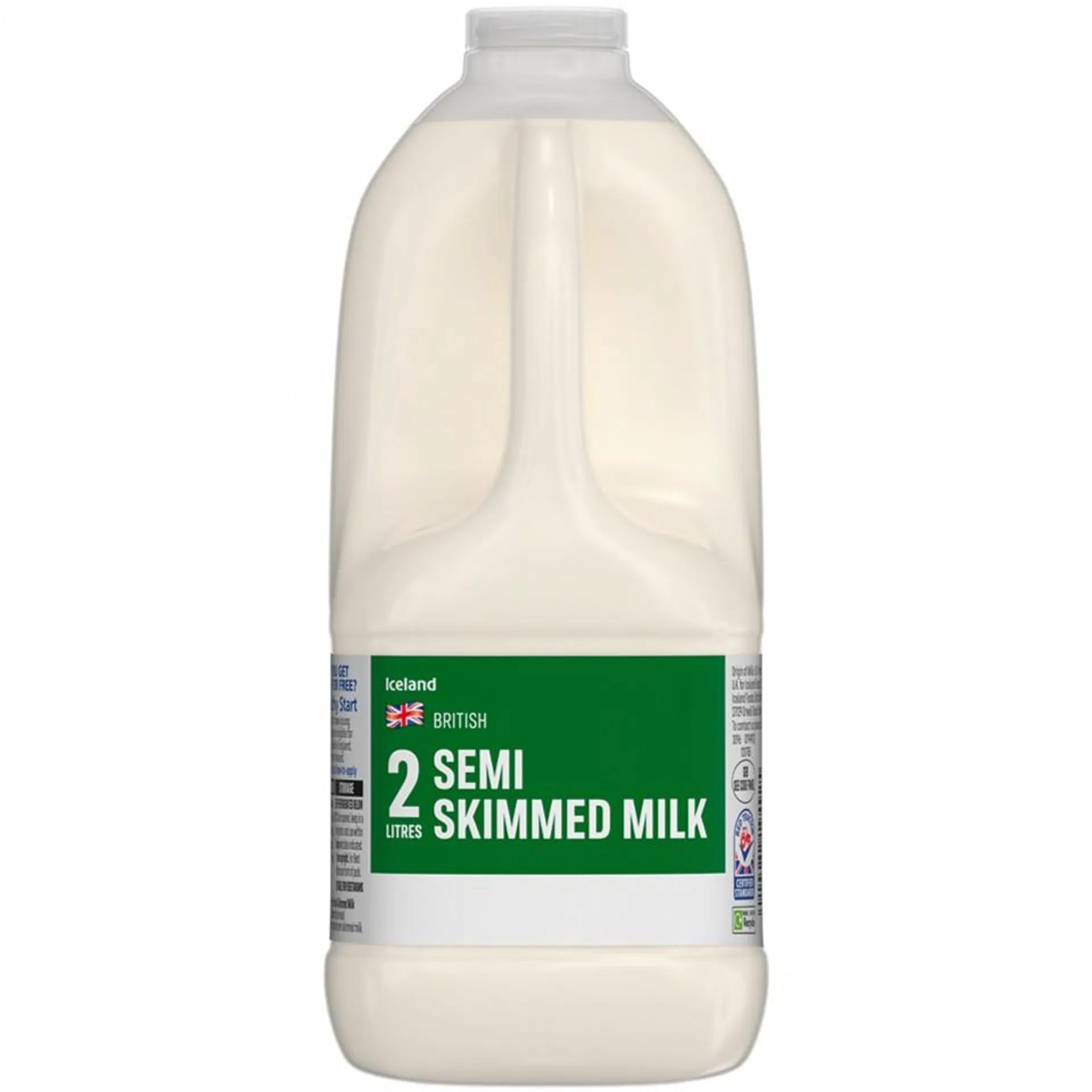 Iceland British Semi-Skimmed Milk 2 Litres