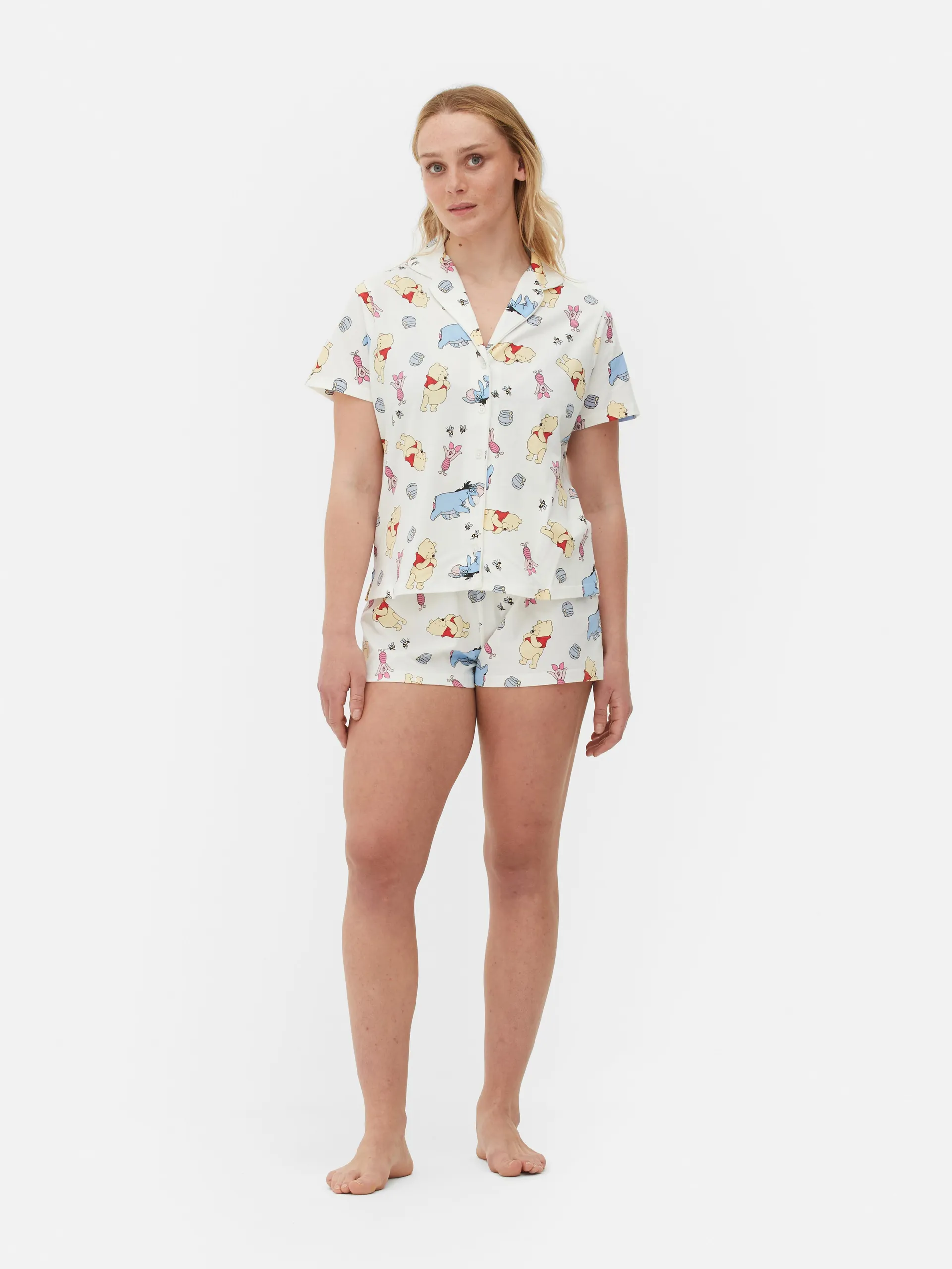 Disney’s Winnie the Pooh Shirt and Shorts Pyjamas