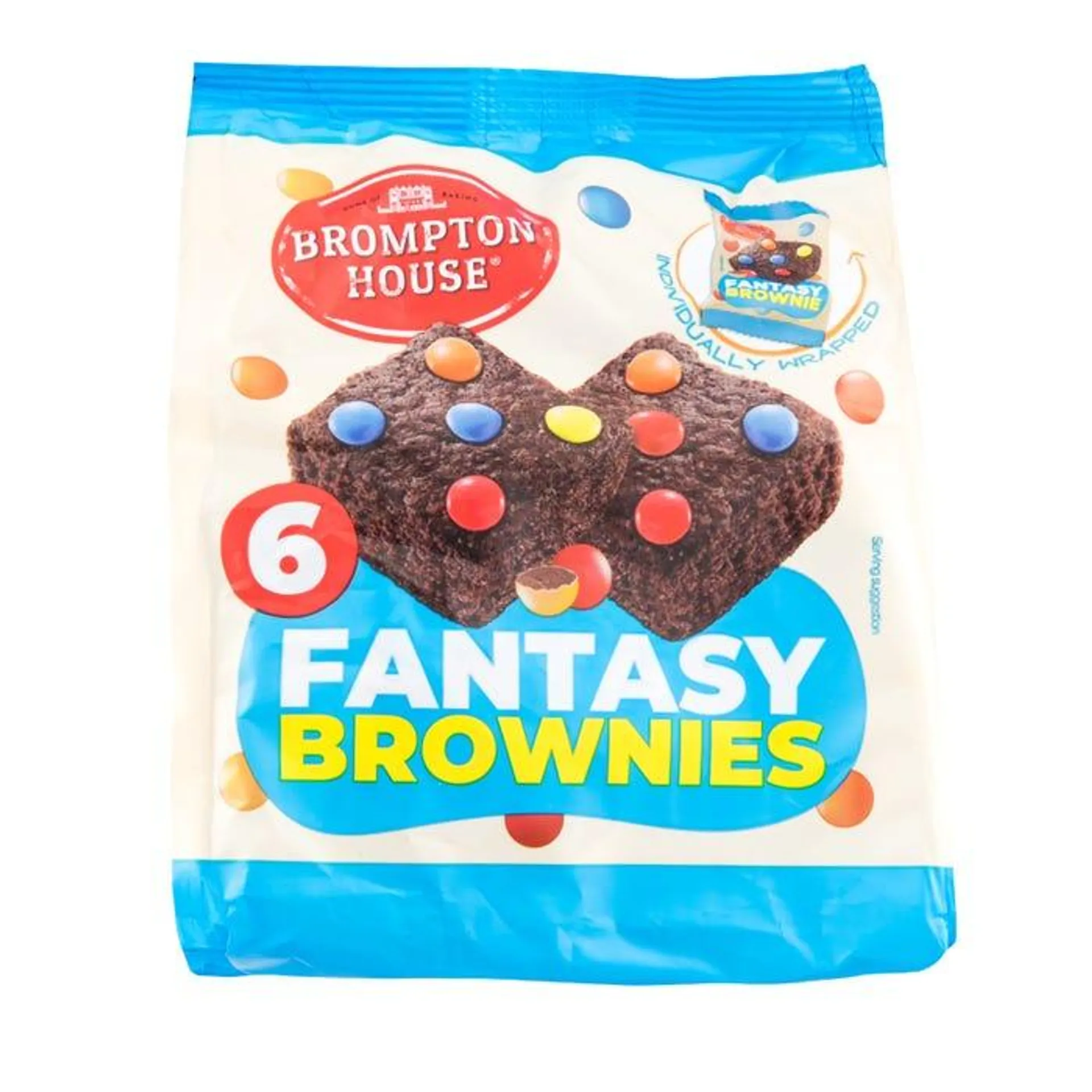 Brompton House Fantasy Brownies, 25g (Pack of 6)