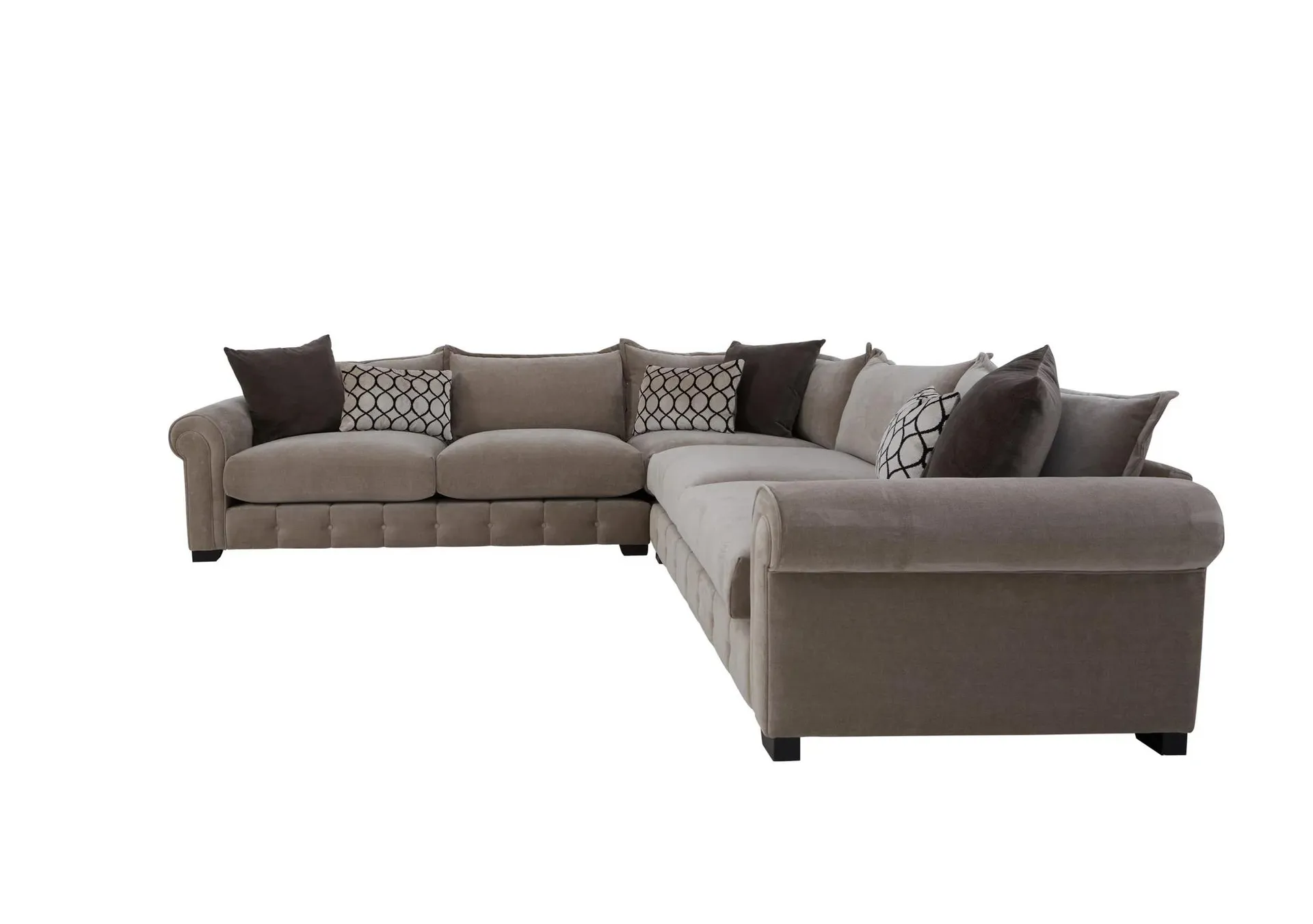 Sumptuous Large Fabric Corner Sofa