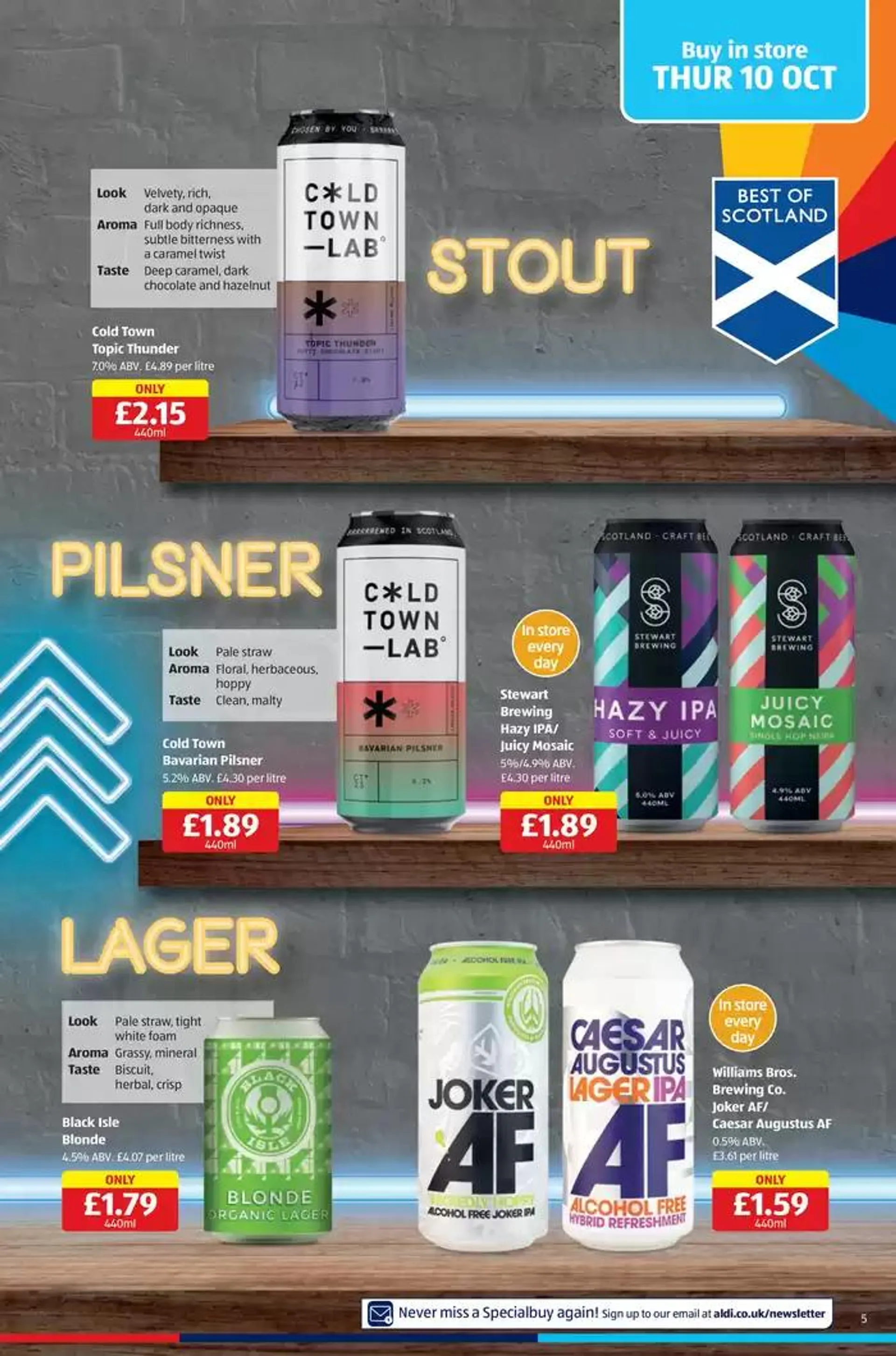 Aldi SpecialBuys Scotland from 5 October to 19 October 2024 - Catalogue Page 5