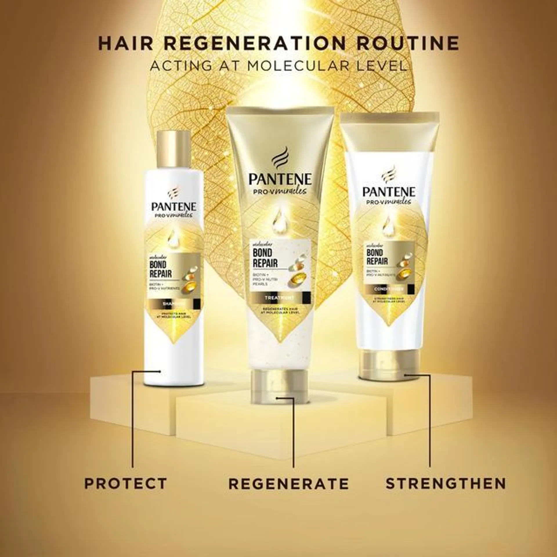 Pantene Miracles Pro-V Bond Repair Shampoo 250ml