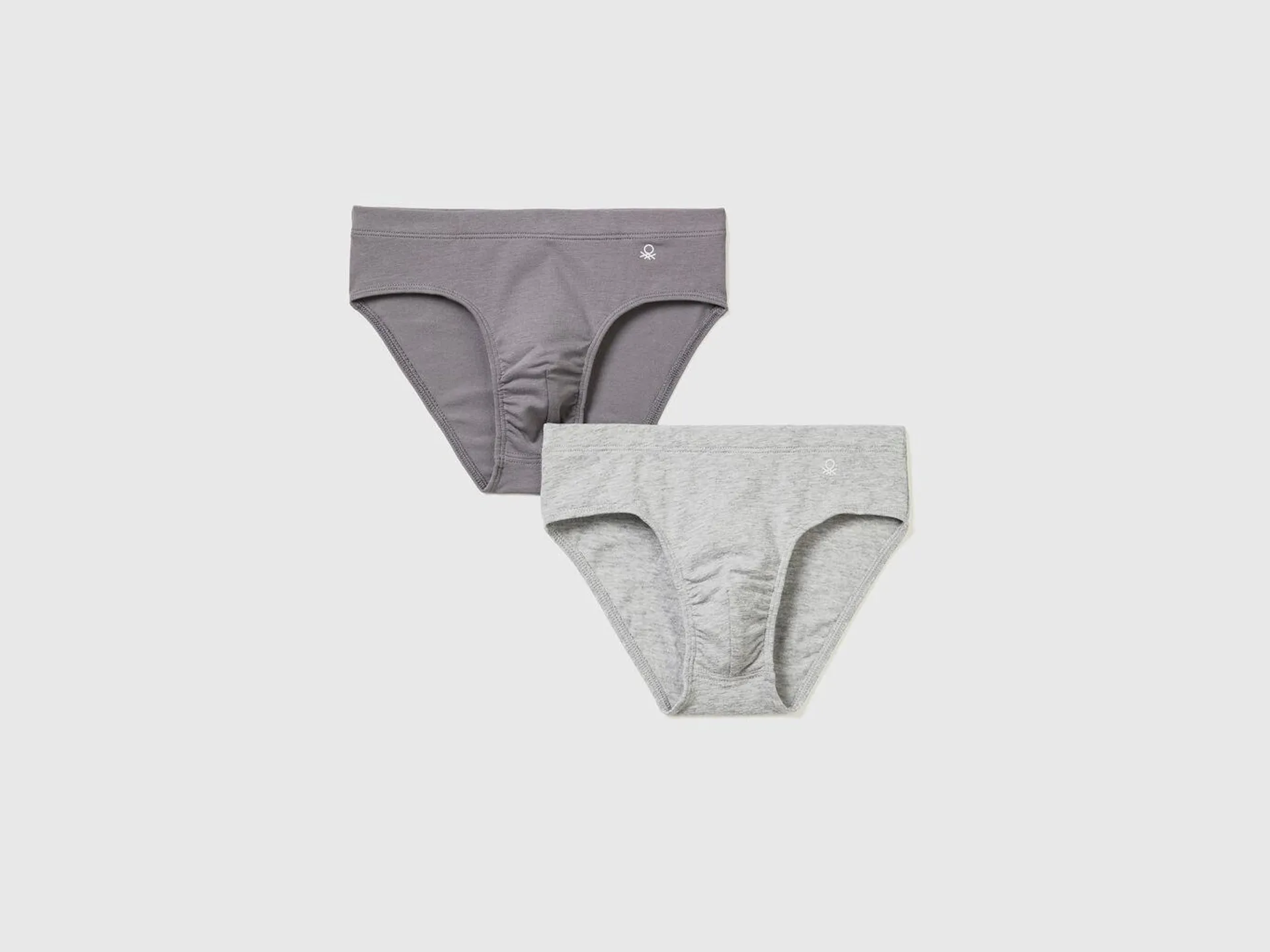 Two pairs of underwear in stretch cotton
