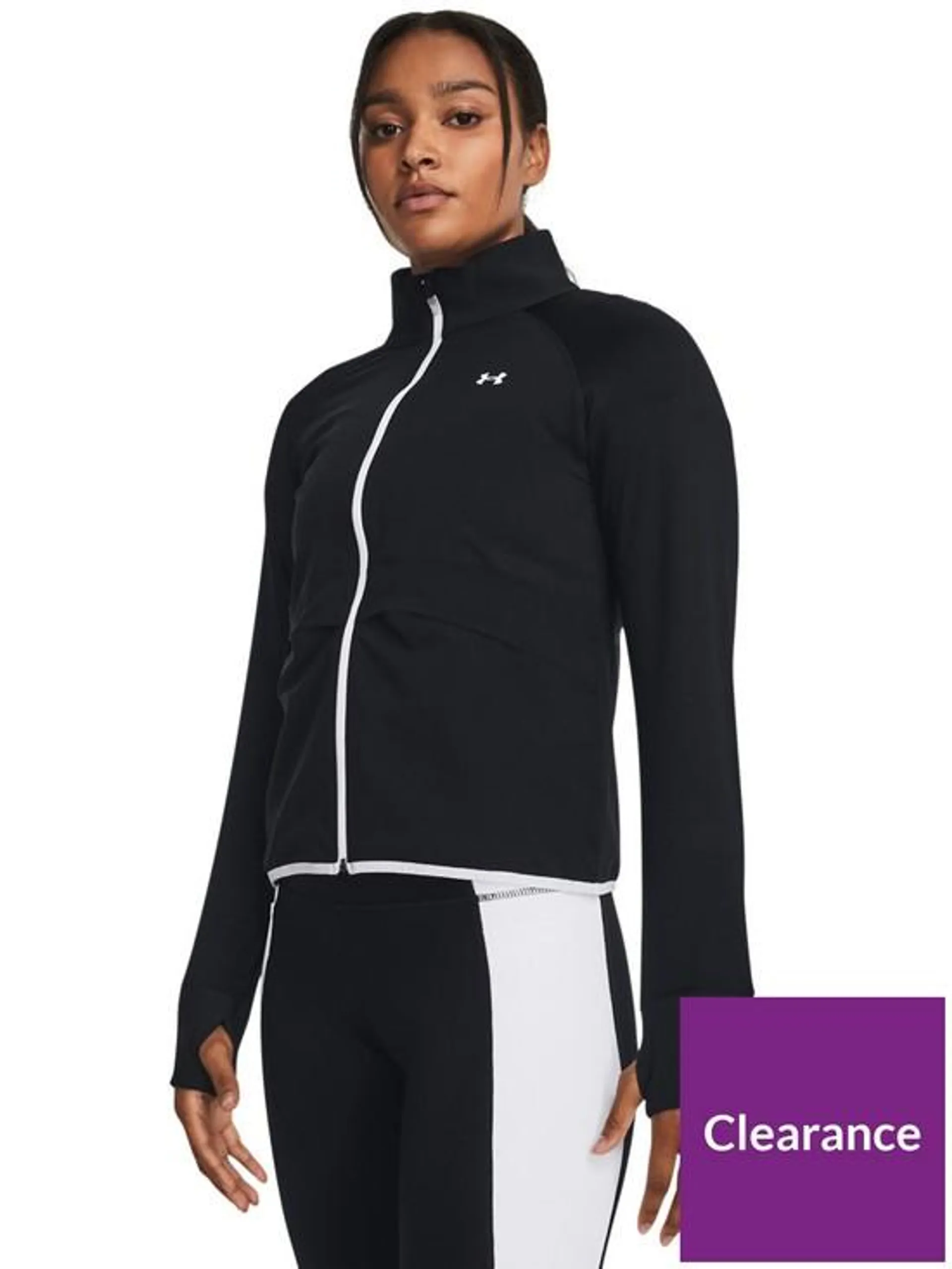 Womens Training ColdGear® Armour Jacket - Black/White