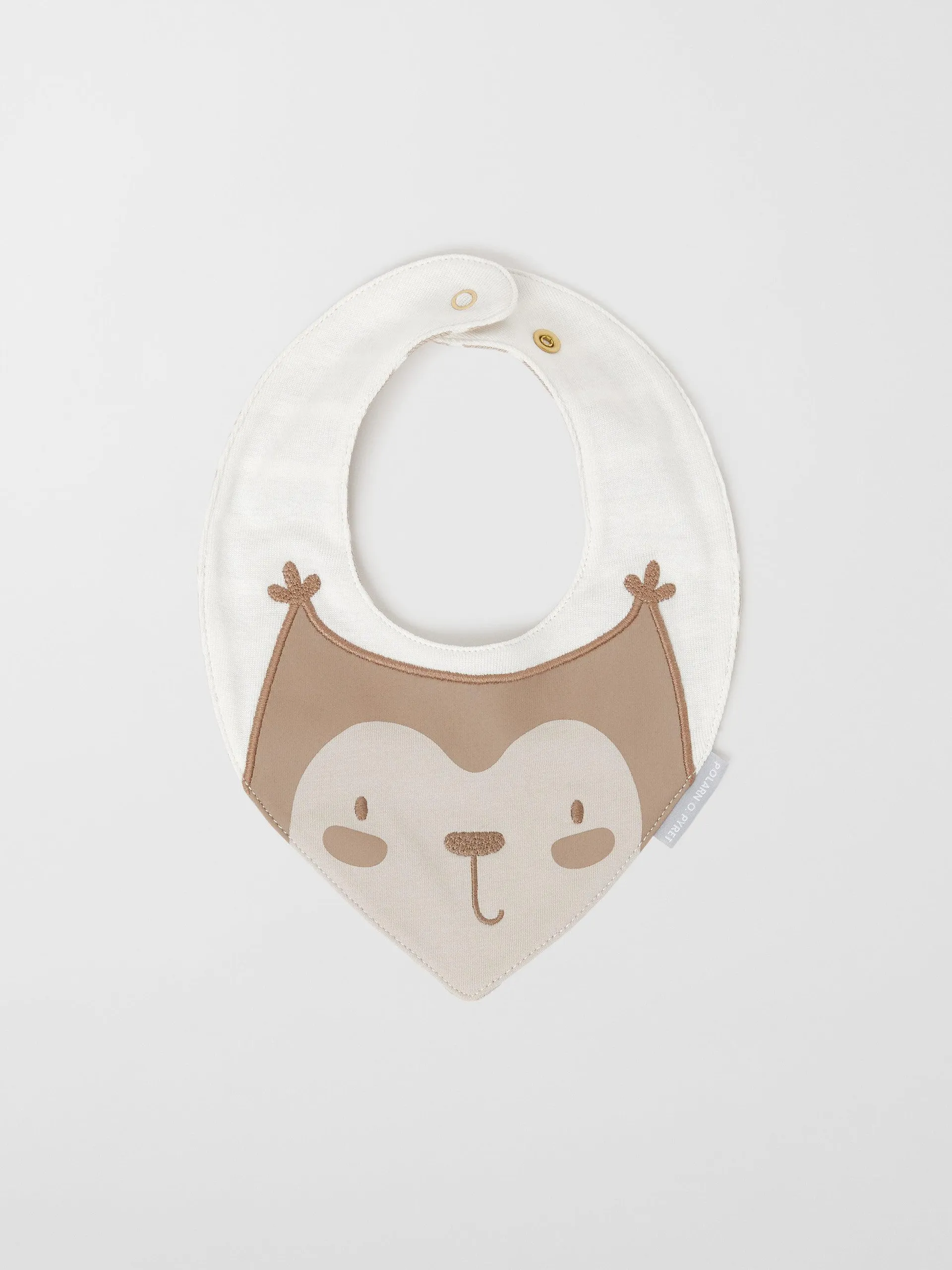 Squirrel Applique Baby Bib