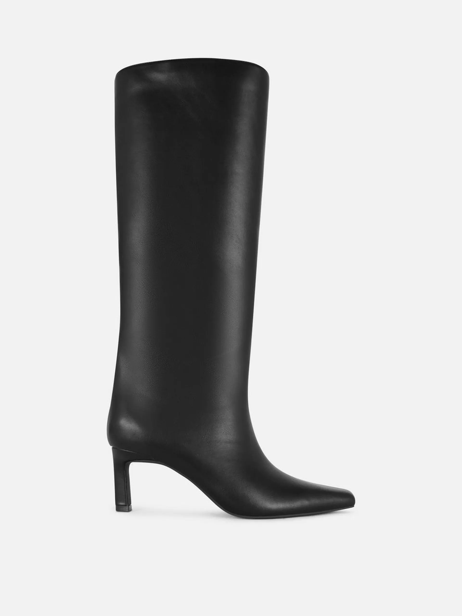 Straight Shaft Knee-High Boots