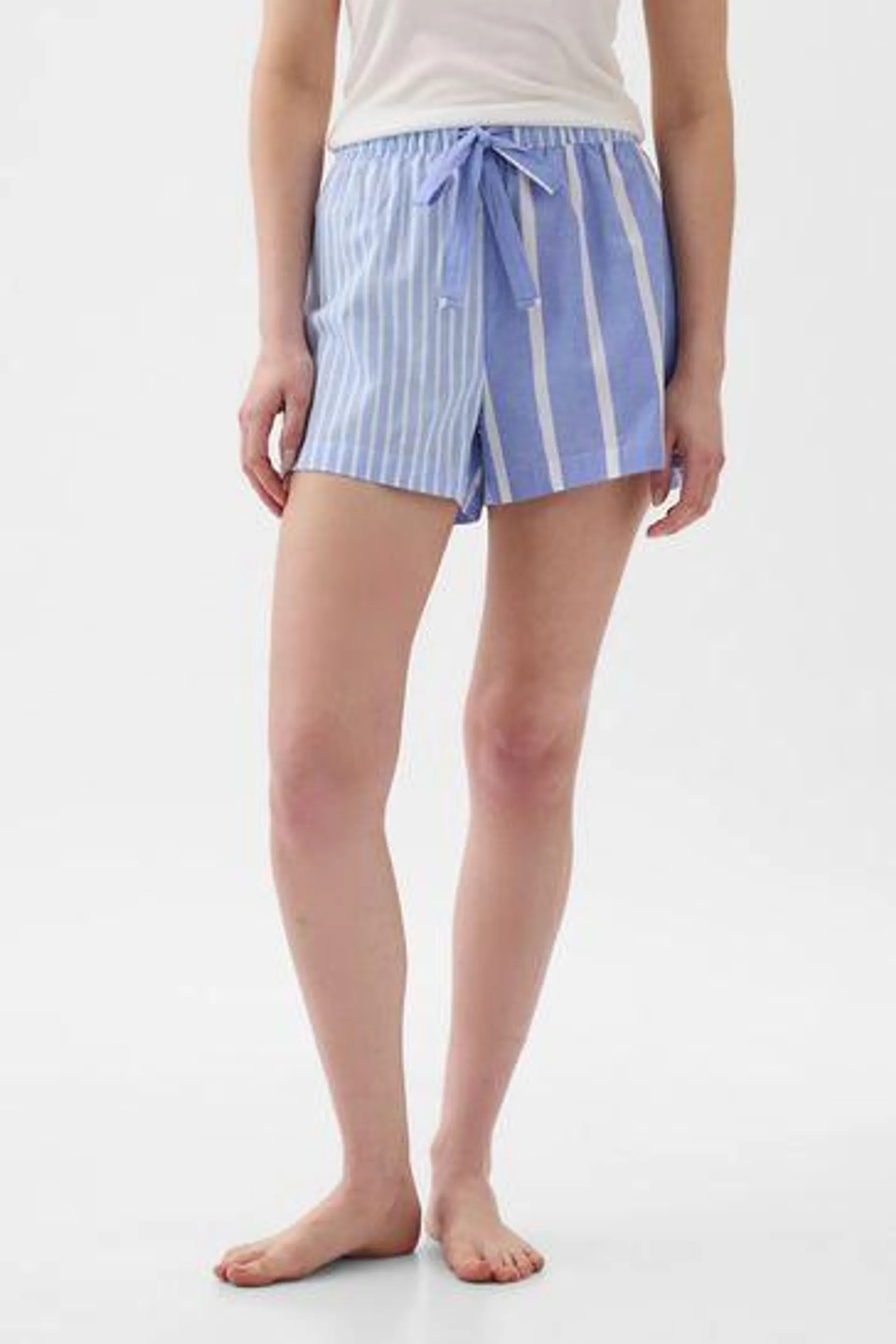 Poplin Pyjama Shorts