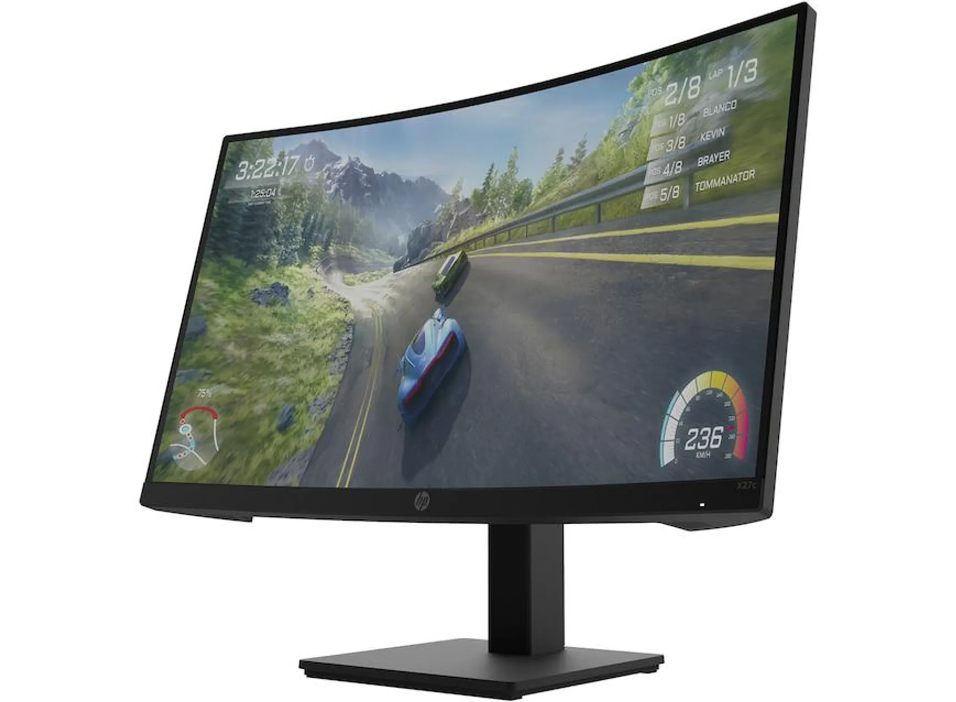 HP X27c (27" ) FHD Curved Gaming Monitor, 1ms response / 165Hz refresh