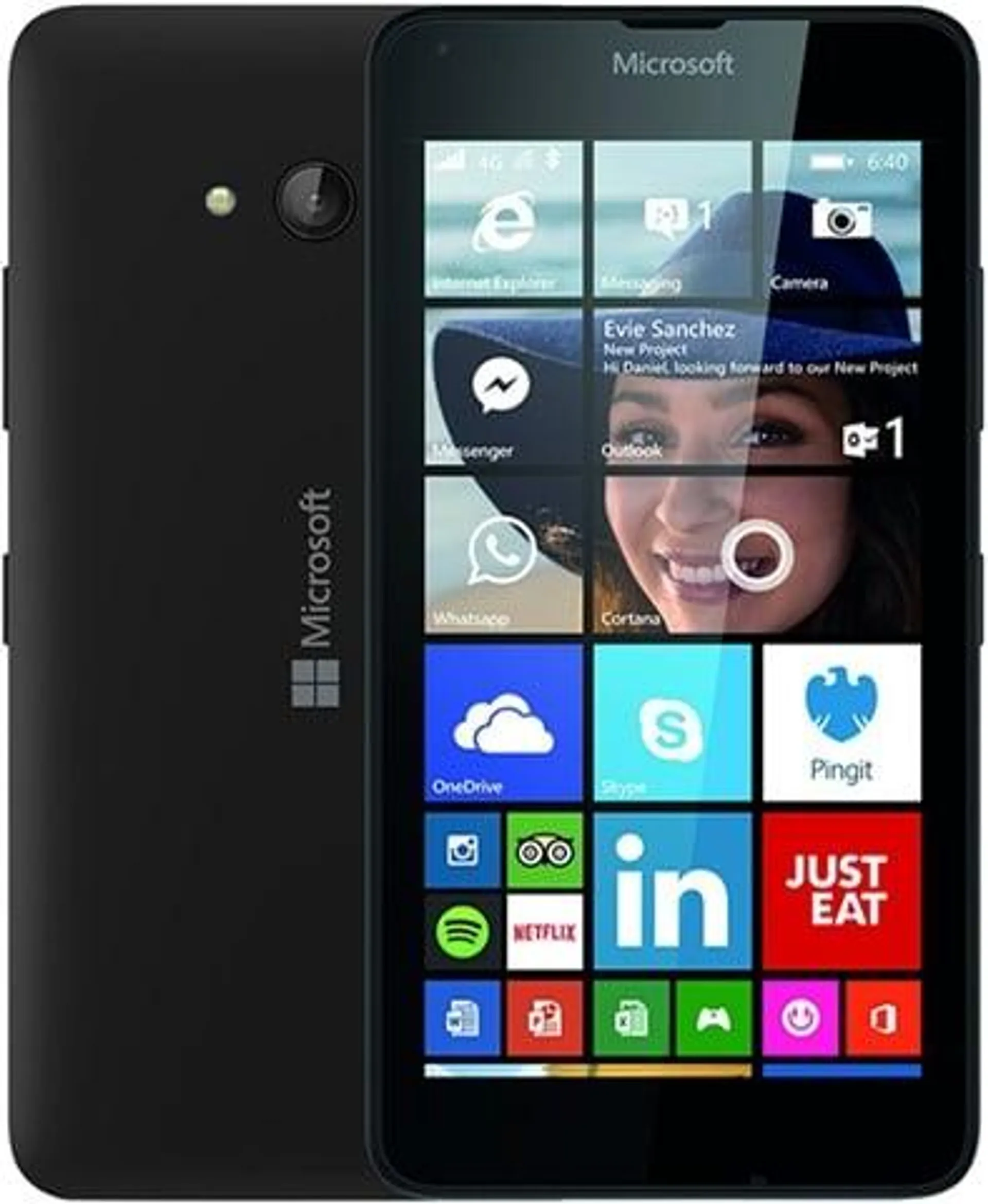 Microsoft Lumia 640 LTE Black, Unlocked B