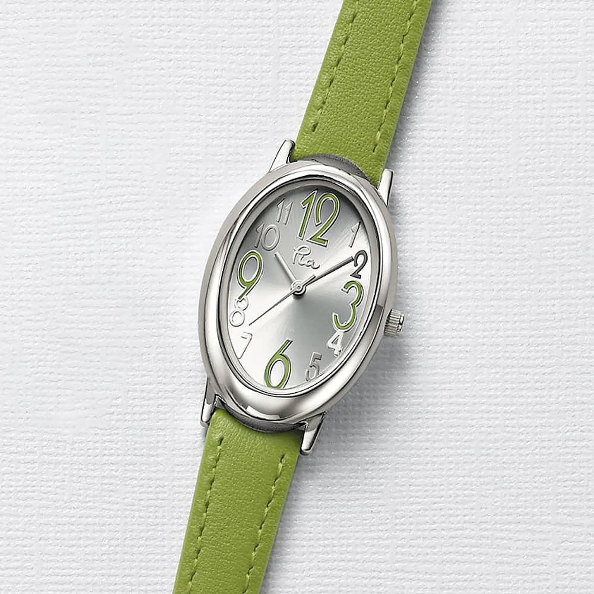 Time Will Tell Lime Green Watch