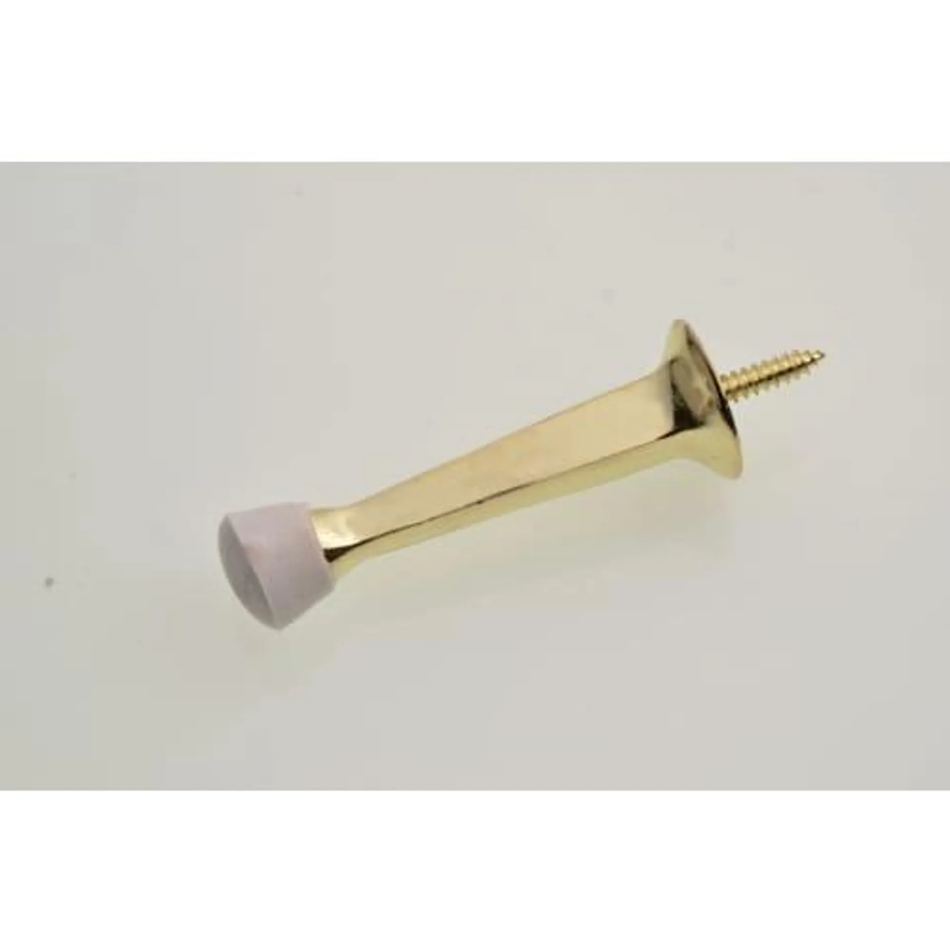 Wickes Solid Brass Door Stop - 75mm - Pack of 2