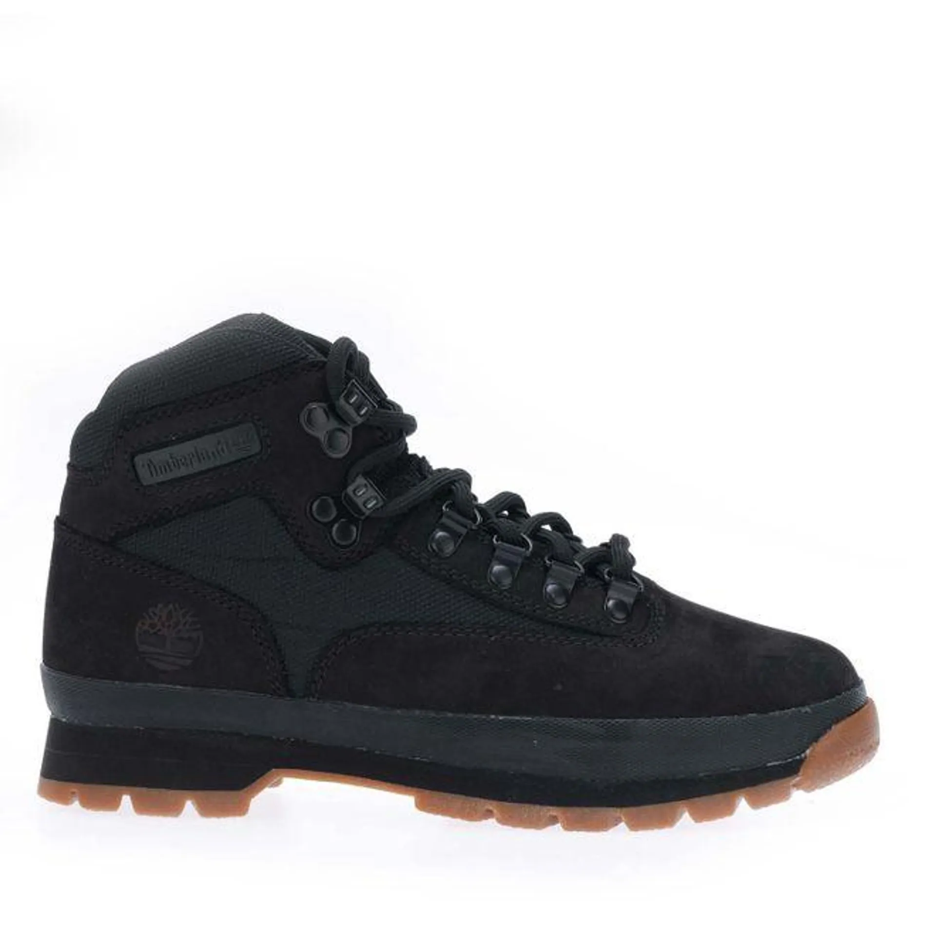 Timberland Euro Hiker Mid Lace Boots in Black