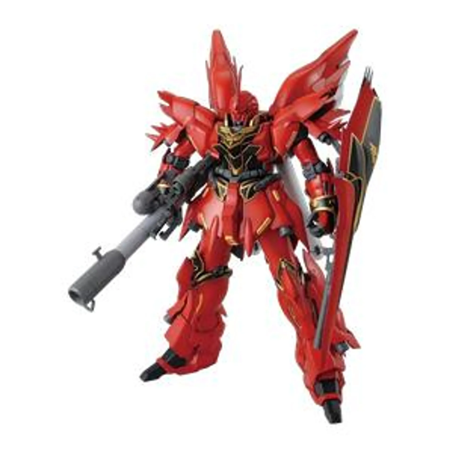 Gundam: MG 1/100 Scale Model Kit: MSN-06S Sinanju (Anime Color Version)