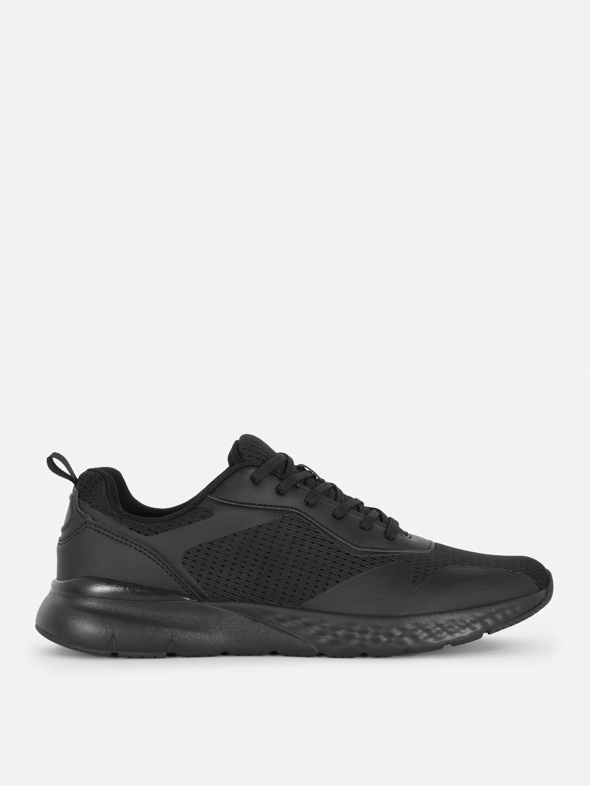 Panelled Mesh Trainers