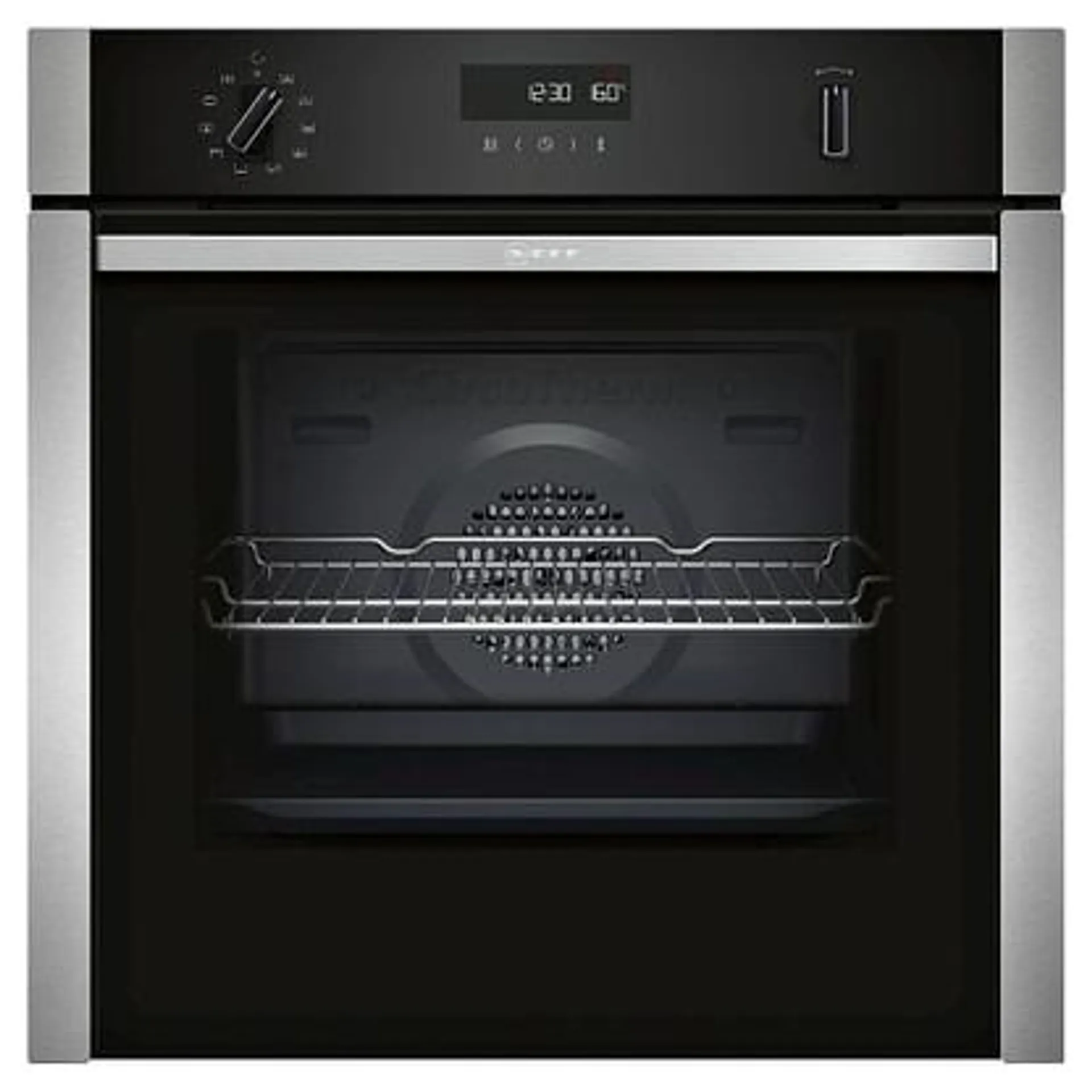 Neff B6ACH7AN0A N50 Slide & Hide Pyrolytic Single Oven – STAINLESS STEEL