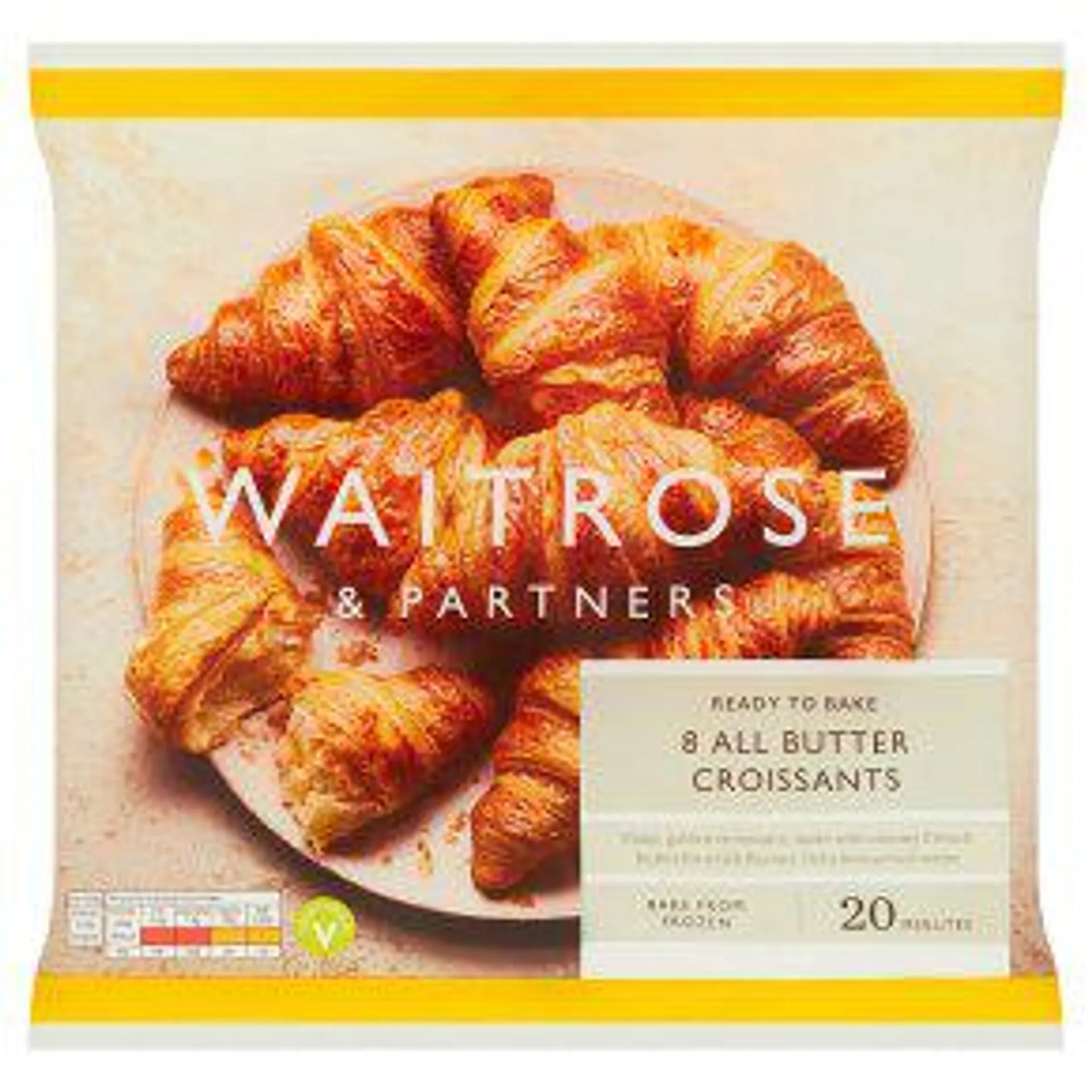 Waitrose 8 Butter Croissants