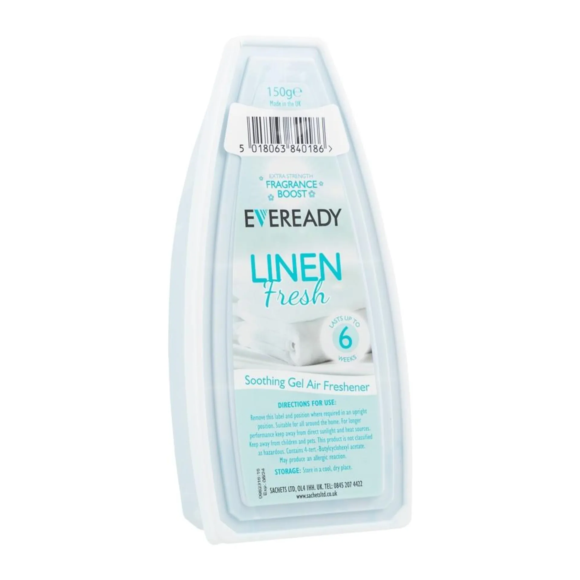 EVEREADY SOLID GEL AIR FRESHENER - LINEN 150G