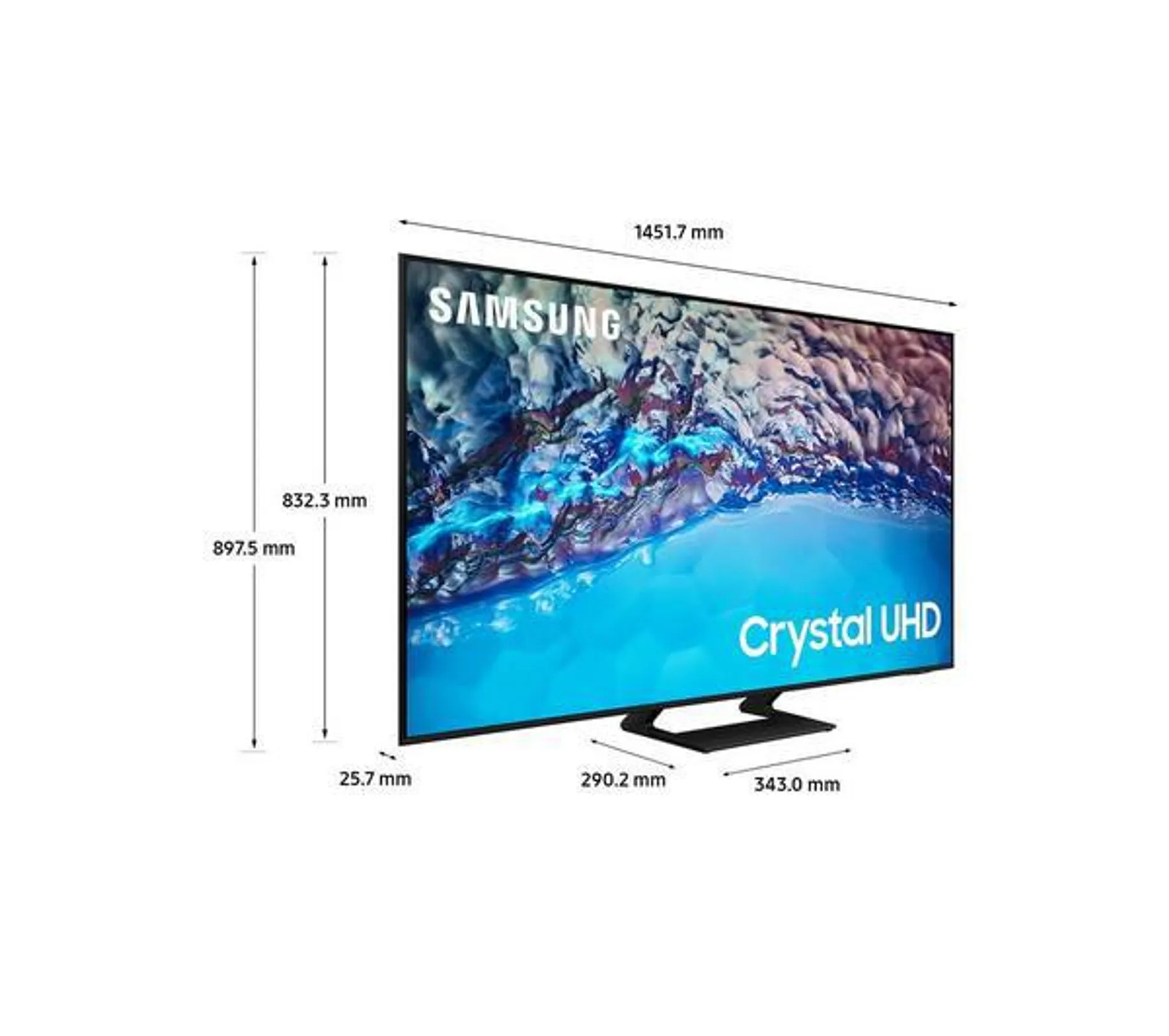 SAMSUNG UE65BU8500KXXU 65" Smart 4K Ultra HD HDR LED TV with Bixby, Alexa & Google Assistant