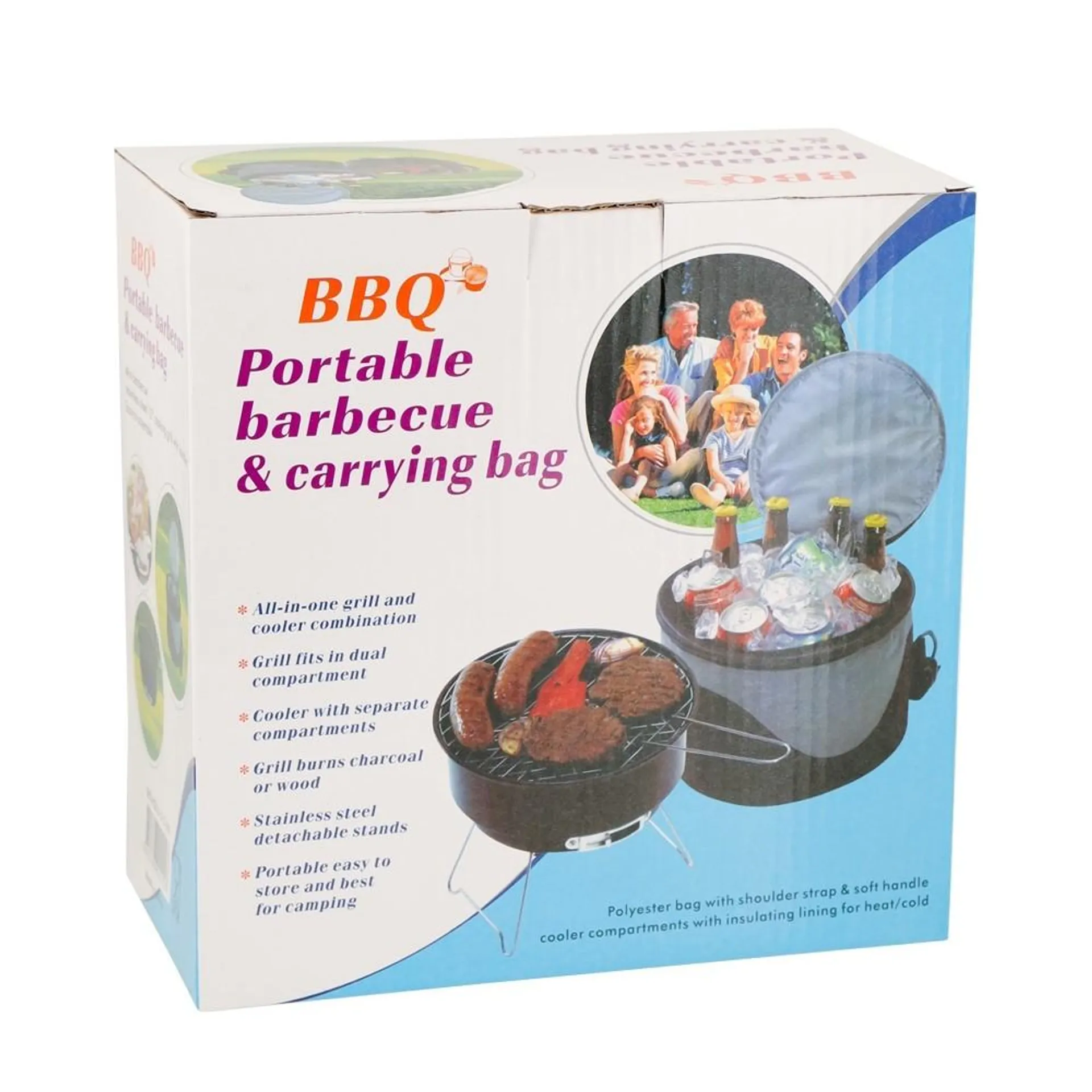 BBQ GRILL WITH COOLER BAG