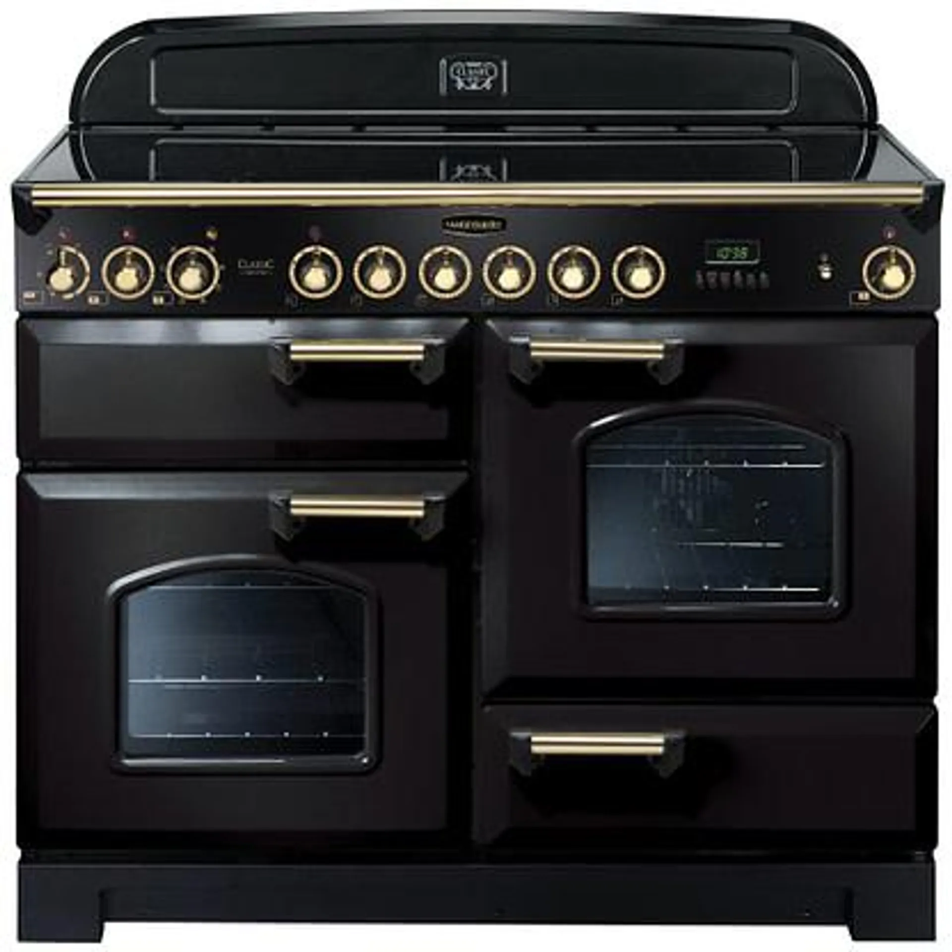 Rangemaster CDL110ECBL/B Classic Deluxe 110cm Ceramic Range Cooker 81340 – BLACK