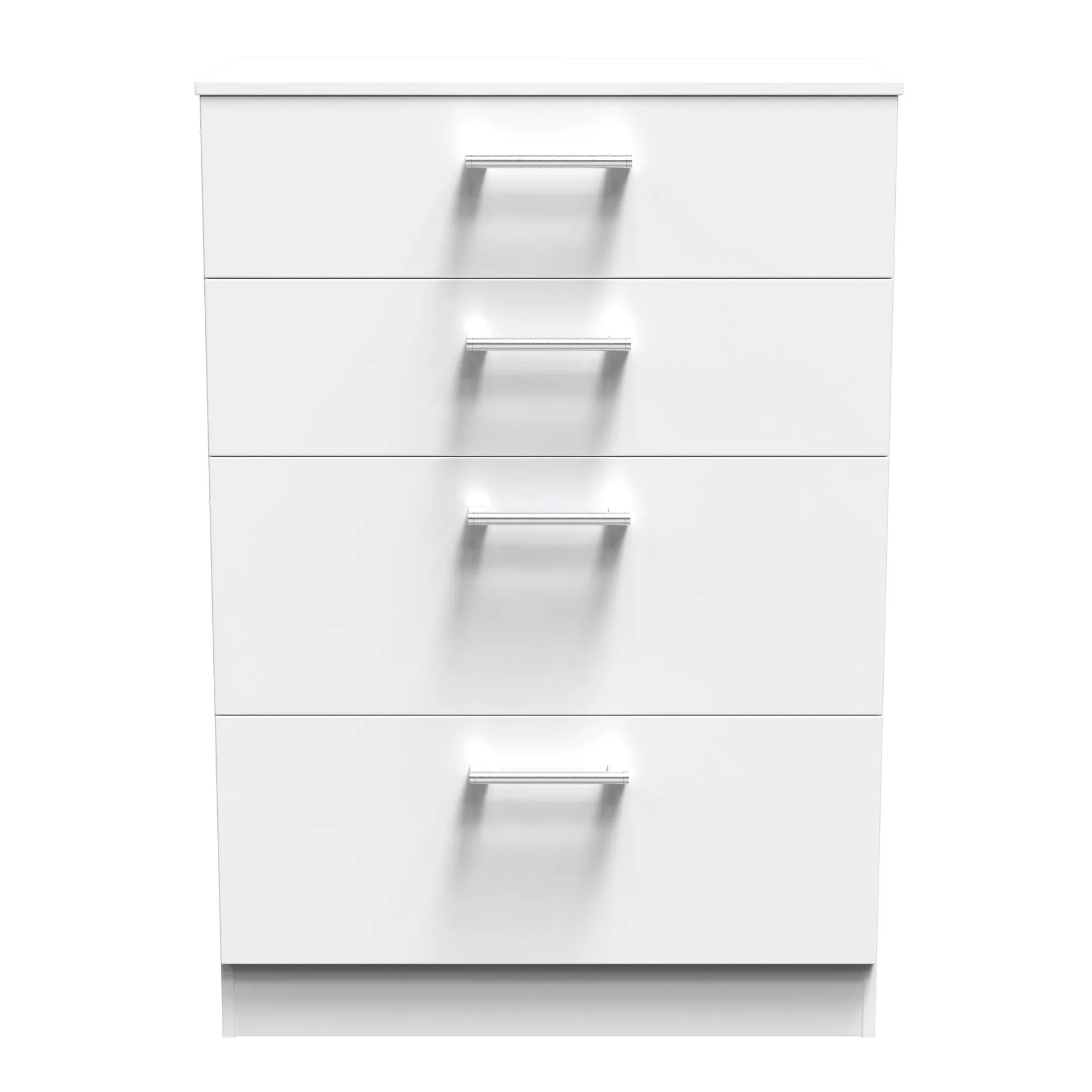 Denver Ready Assembled Chest Of Drawers with 4 Drawers - White