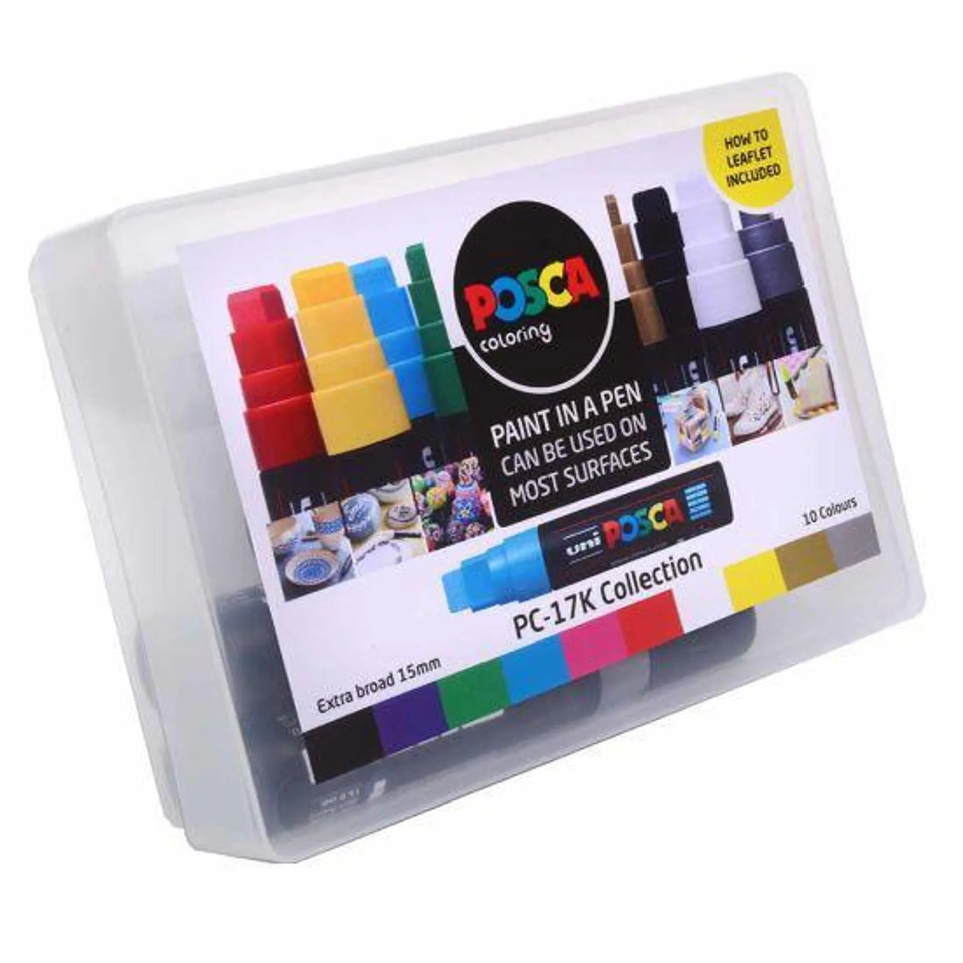 POSCA PC-17K Pack of 10 Colour Collection Box