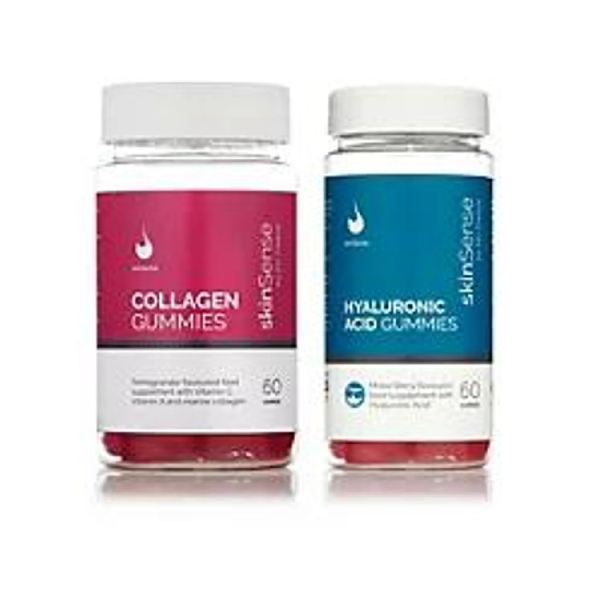 skinSense DUO - Collagen Gummies 60 Pieces & Hyaluronic Acid Gummies 60 Pieces