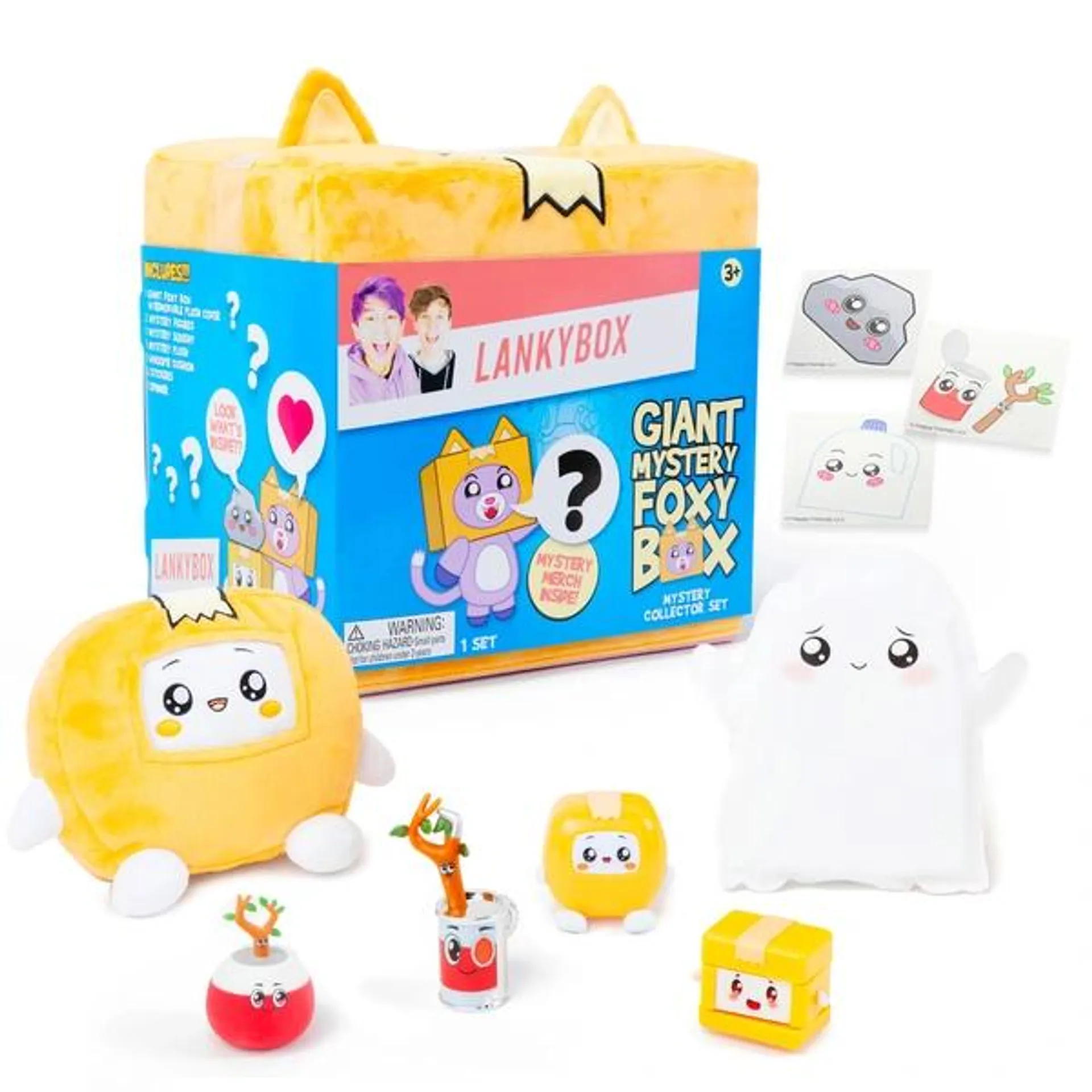 Lankybox Giant Mystery Foxy Box Plush Toy Set
