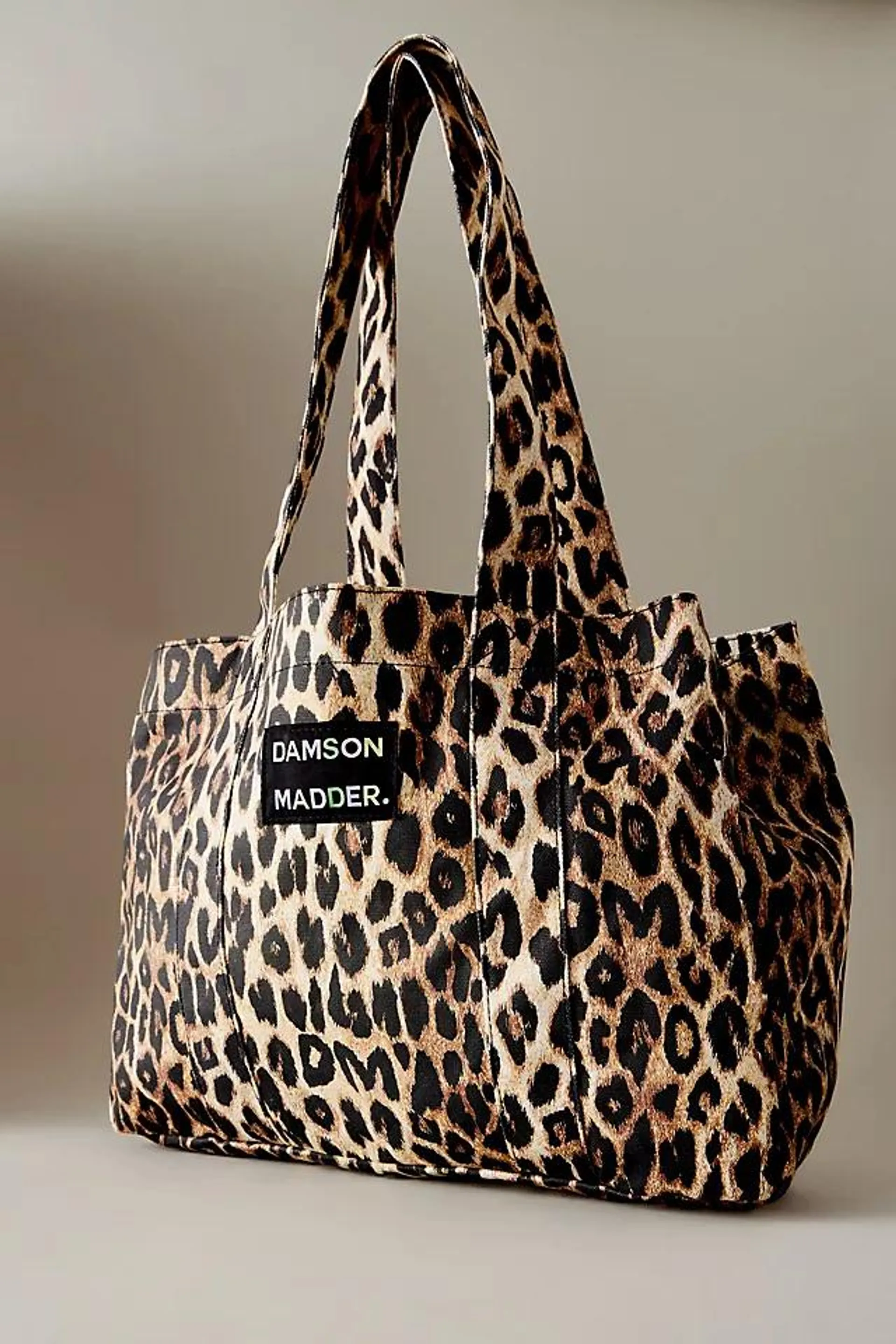 Damson Madder Leopard Print Tote Bag