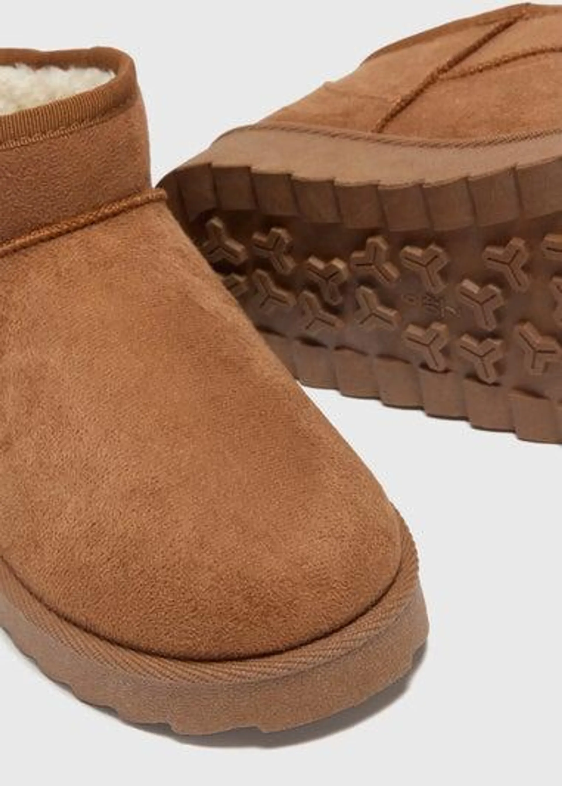 Tan Mini Snug Boots