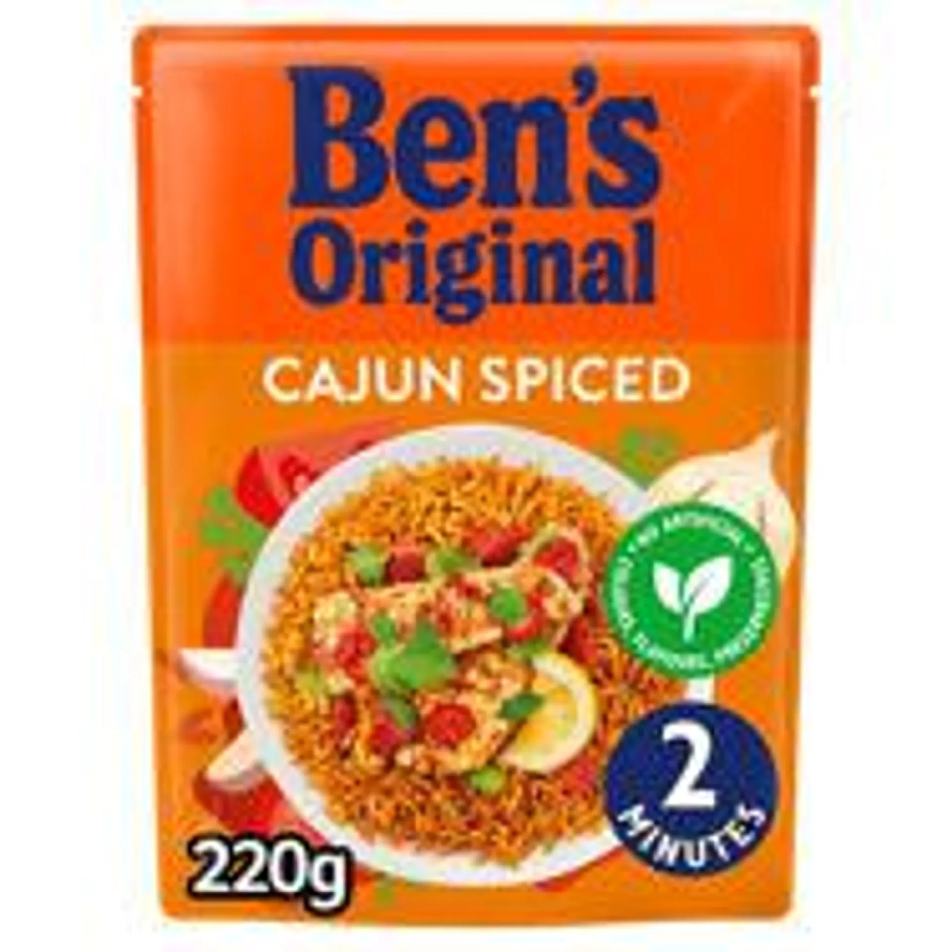 Ben's Original Cajun Spiced Microwavable Rice