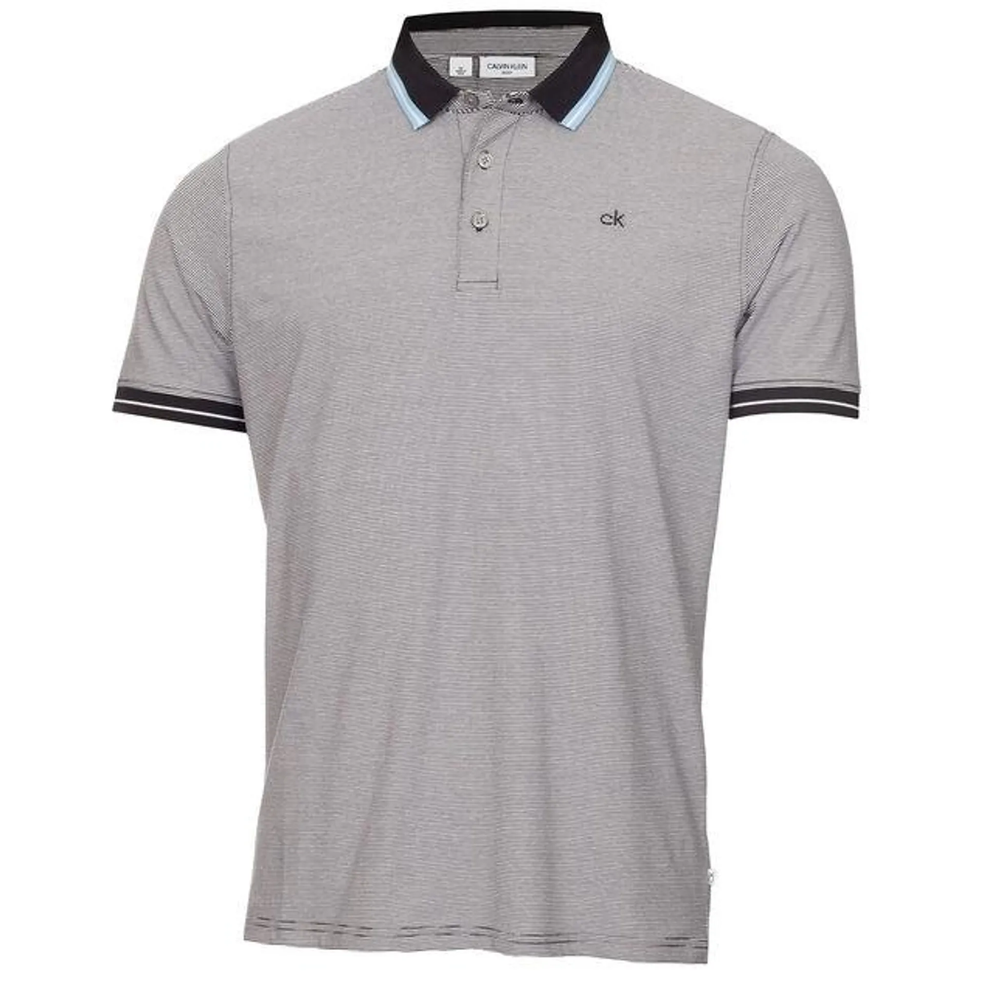 Calvin Klein Men's Blade Mini Stripe Golf Polo Shirt