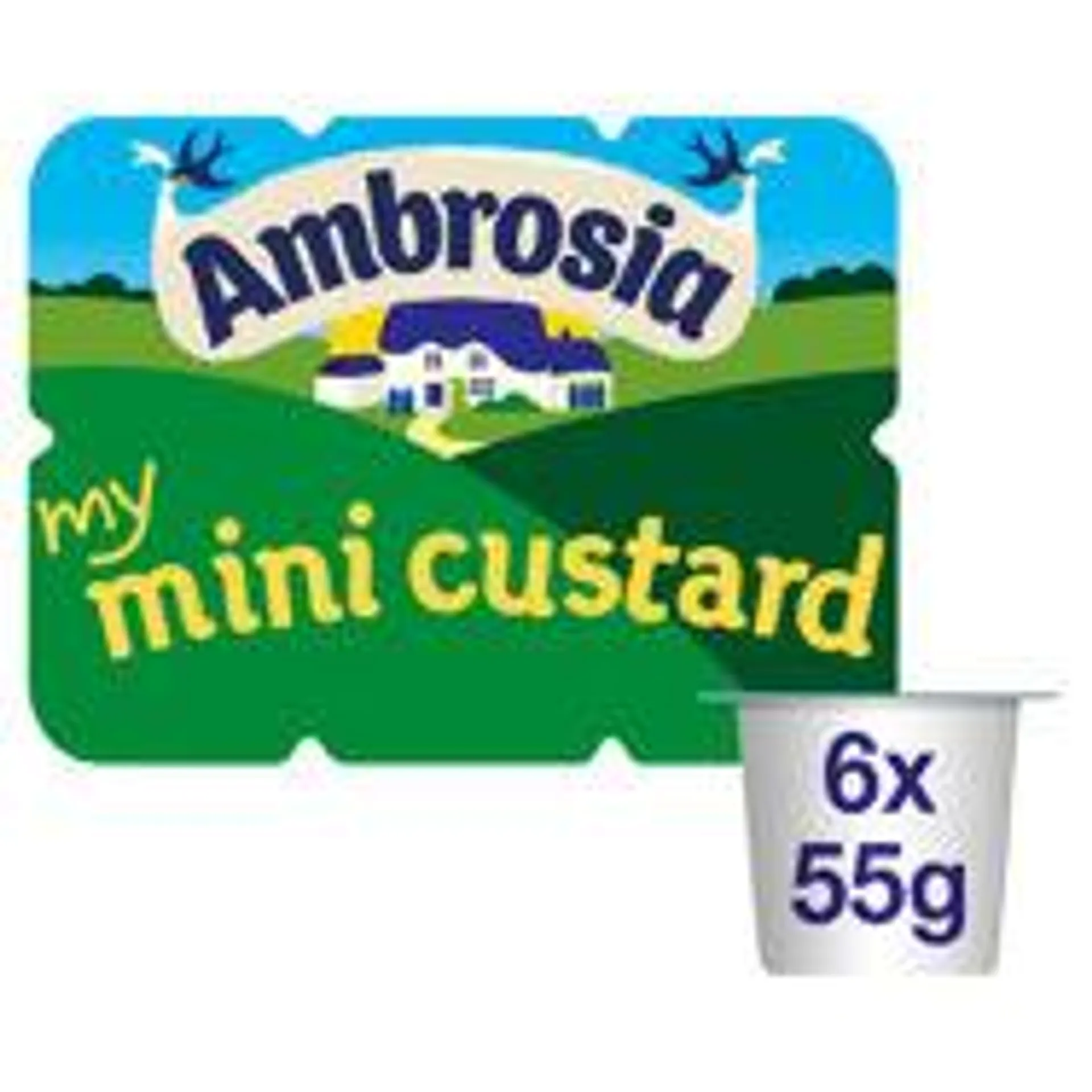 Ambrosia My Mini Custard 6 x 55g (330g)