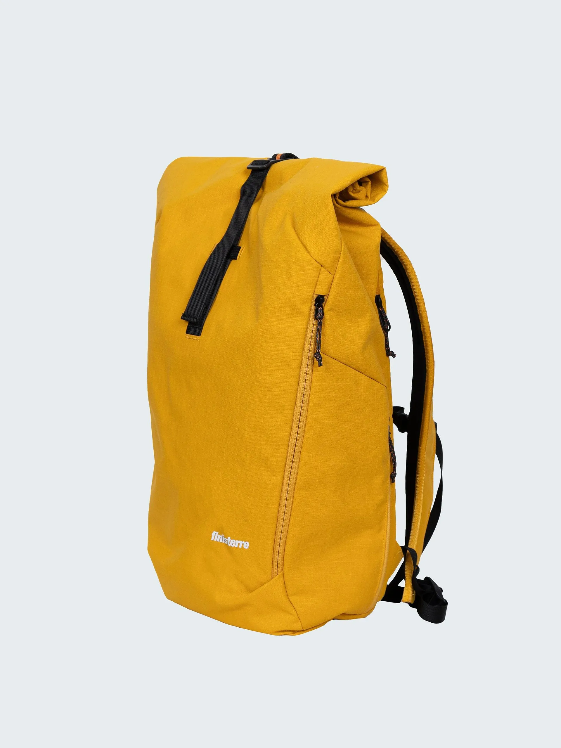 Recycled 23L roll-top backpack in manuka