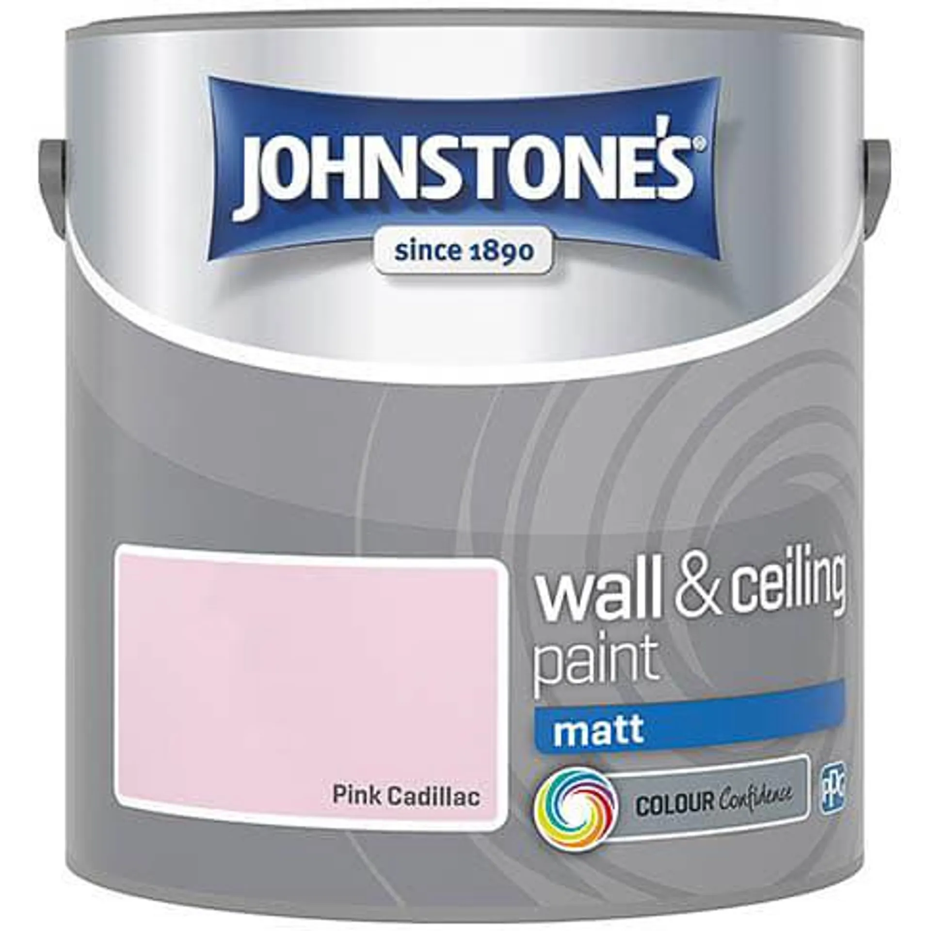 Johnstone's Paint Vinyl Matt Emulsion 2.5L - Pink Cadillac