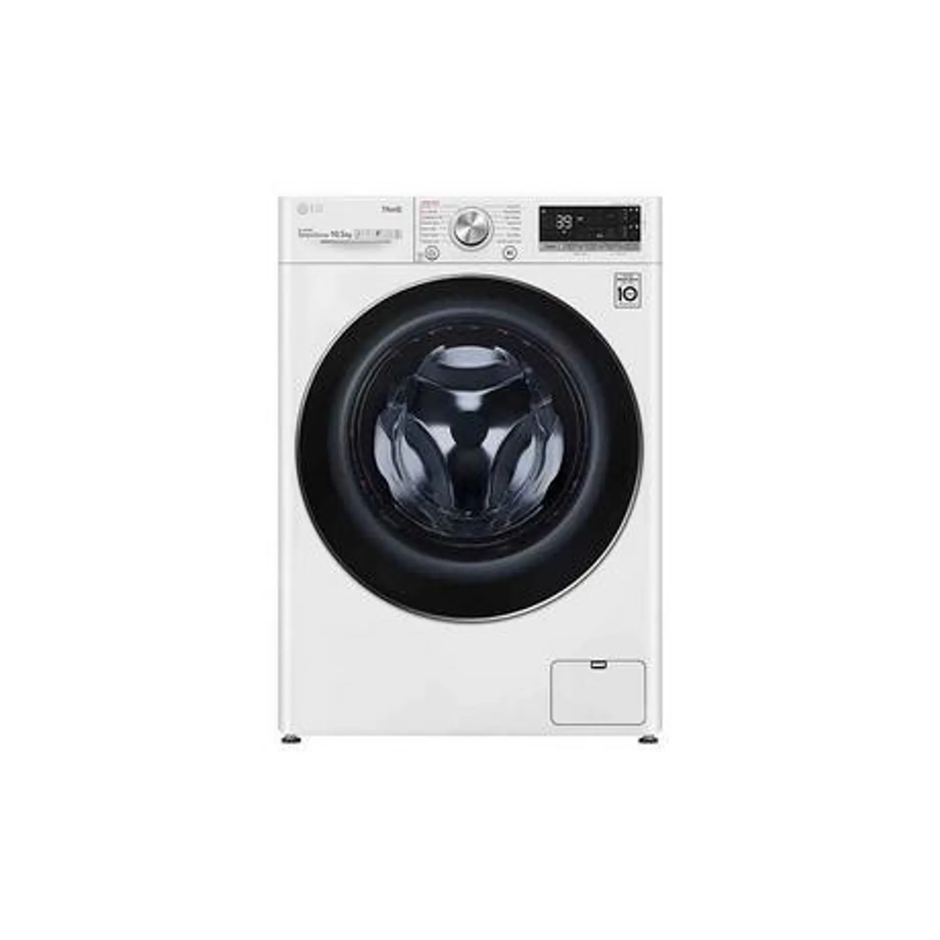 LG F6V910WTSA 10.5kg Washing Machine - White