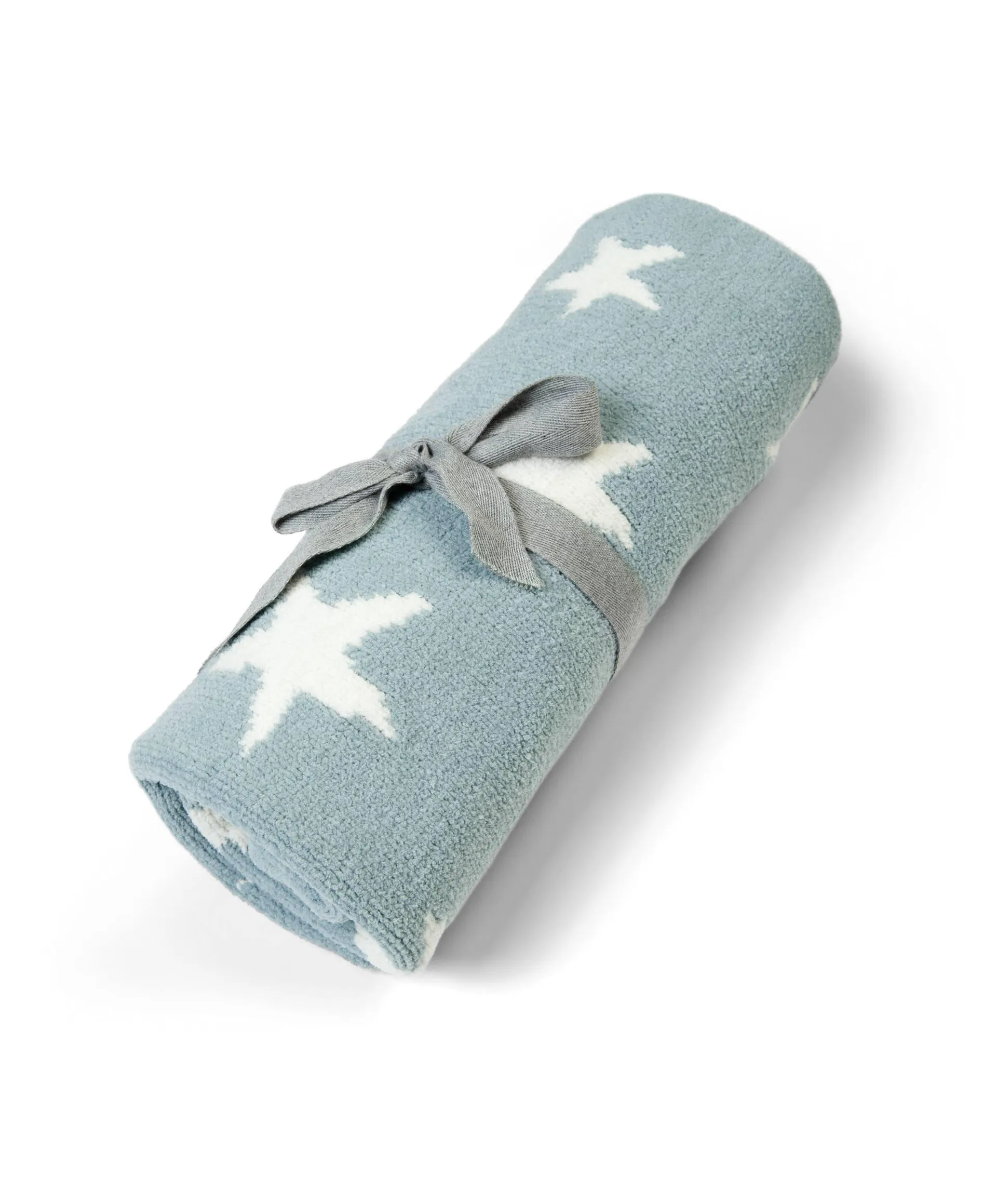 Chenille Blanket - Blue Star