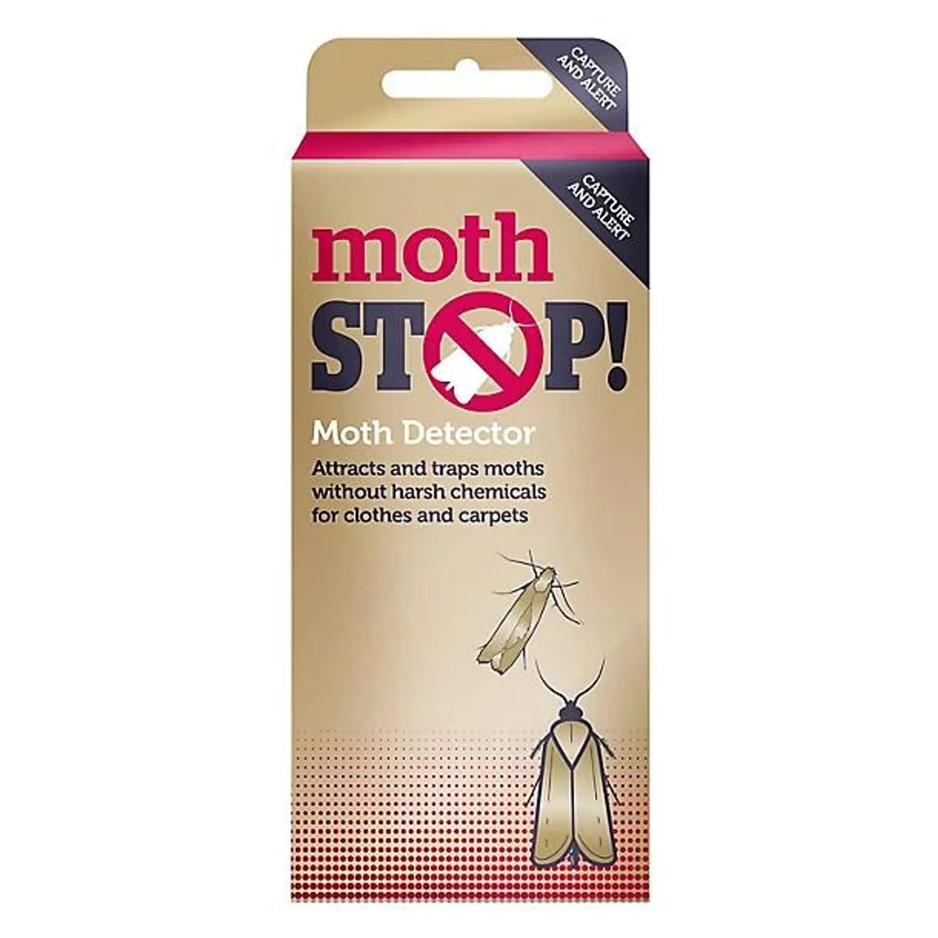 Moth Stop Clothes and Carpet Moth Detector and Trap