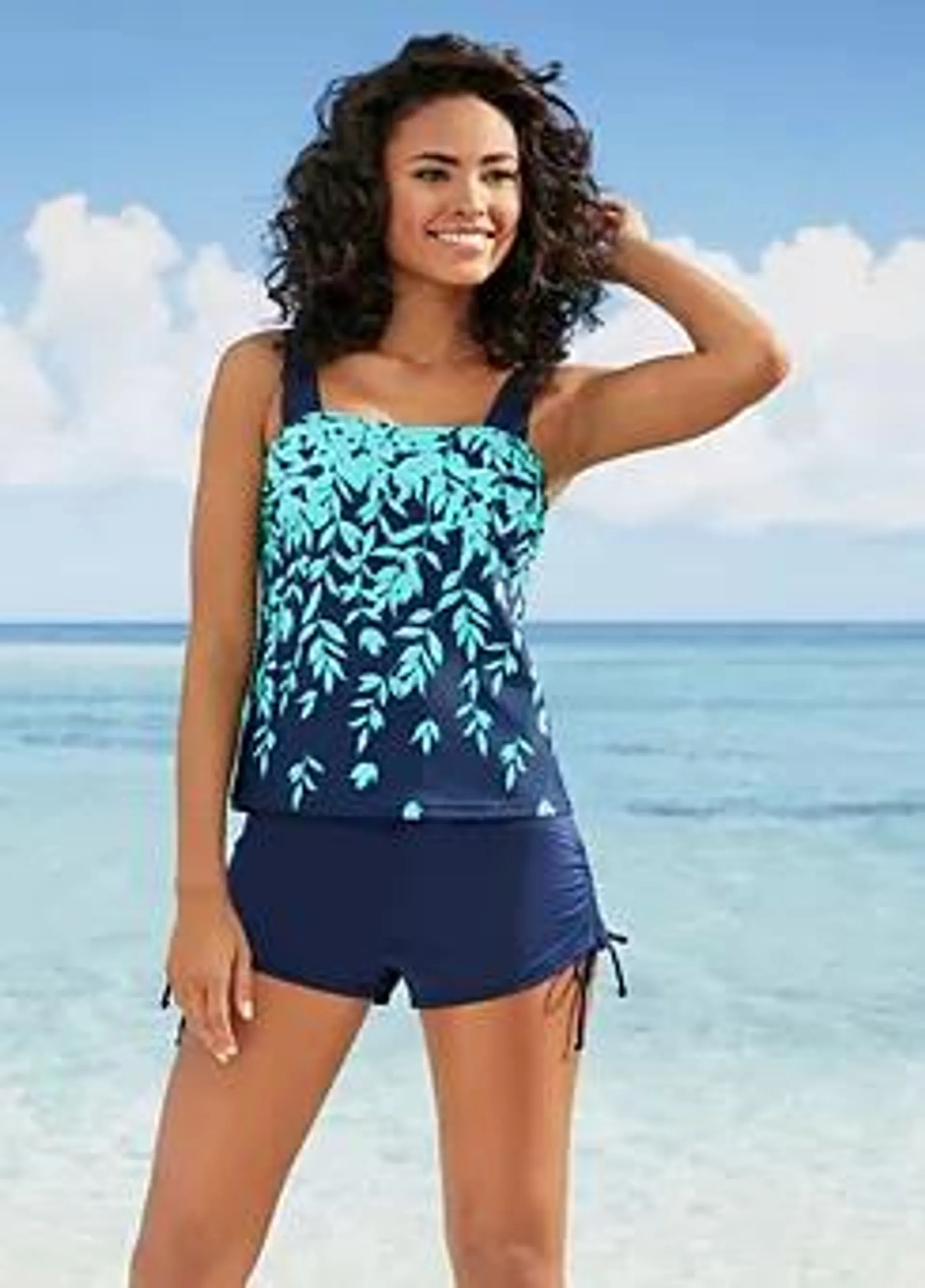 Floral Print Tankini