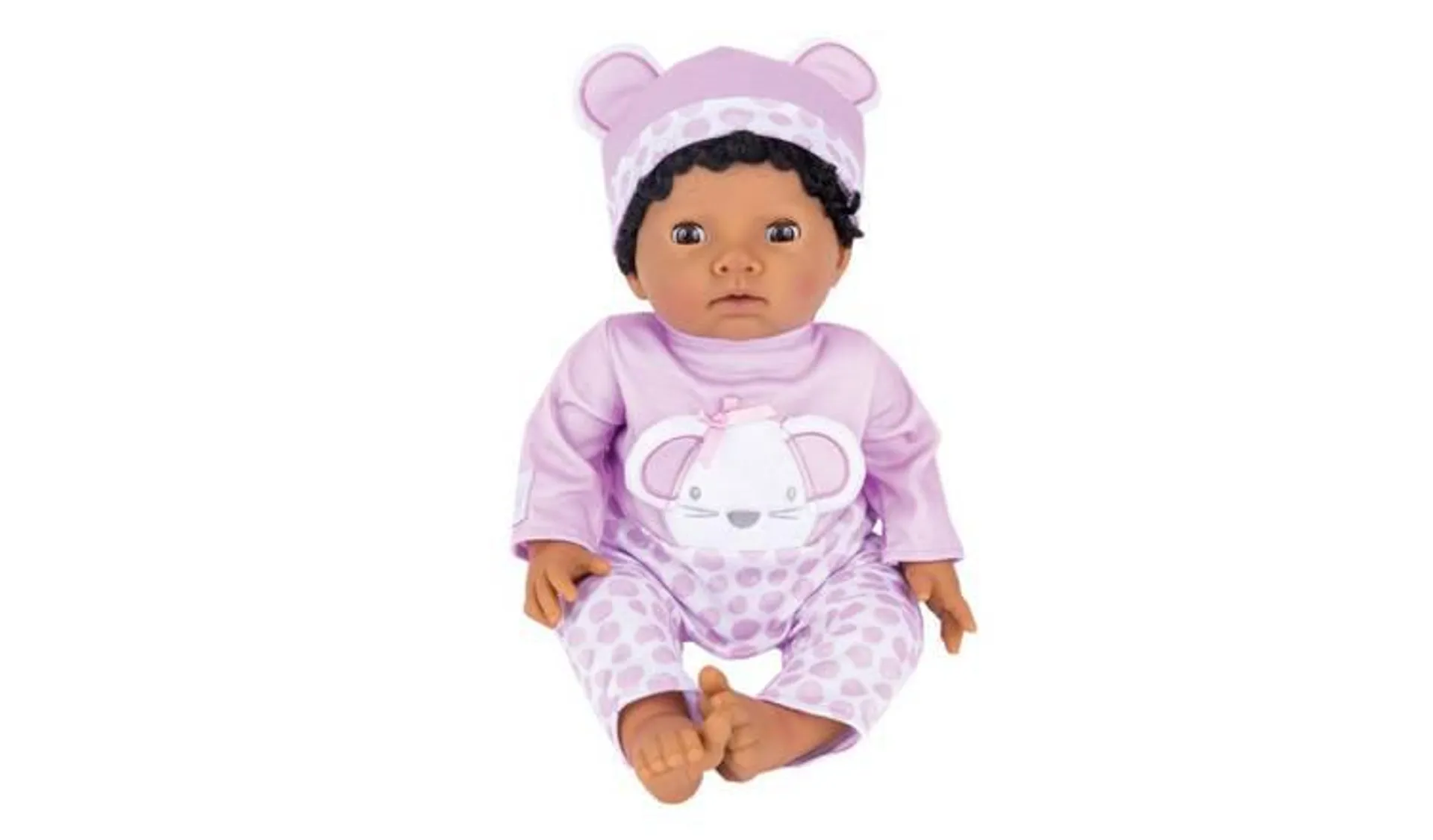 Tiny Treasures Doll in Purple Mouse Outfit - 17inch/44cm