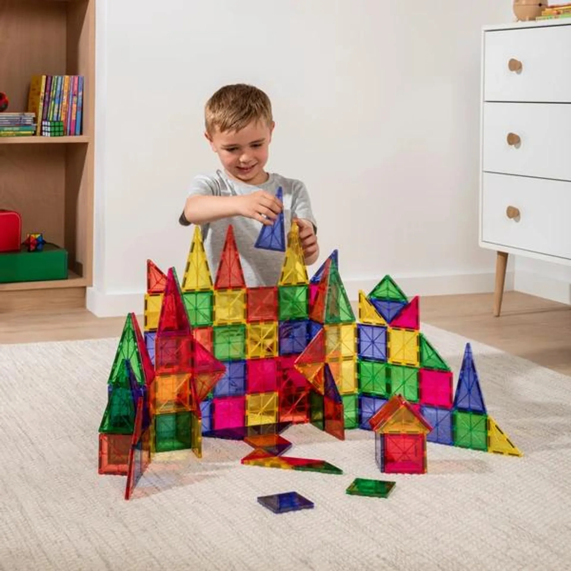 Magnetic Tiles 100-Piece Building Set