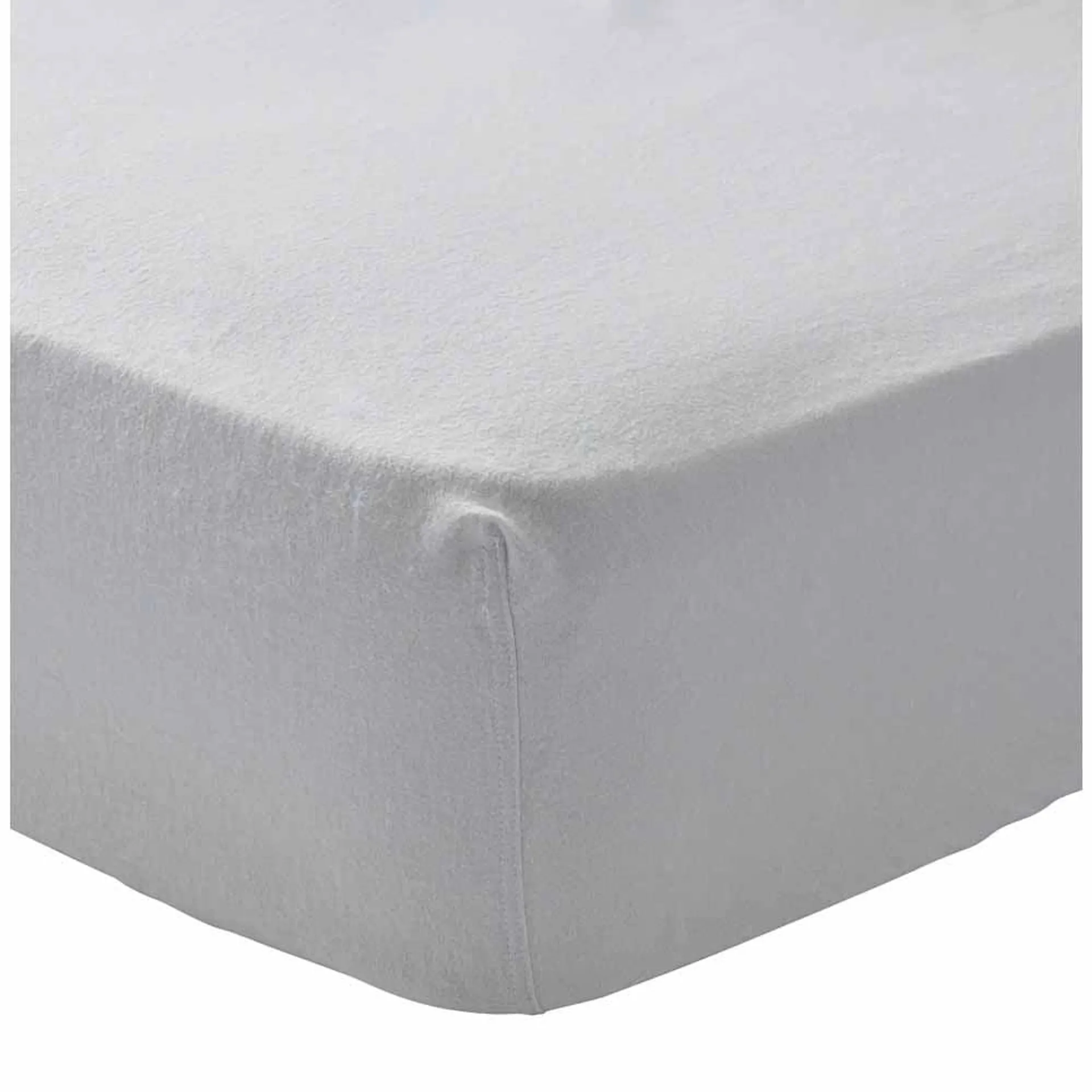 Wilko Double Silver Brushed Cotton Fitted Bed Sheet