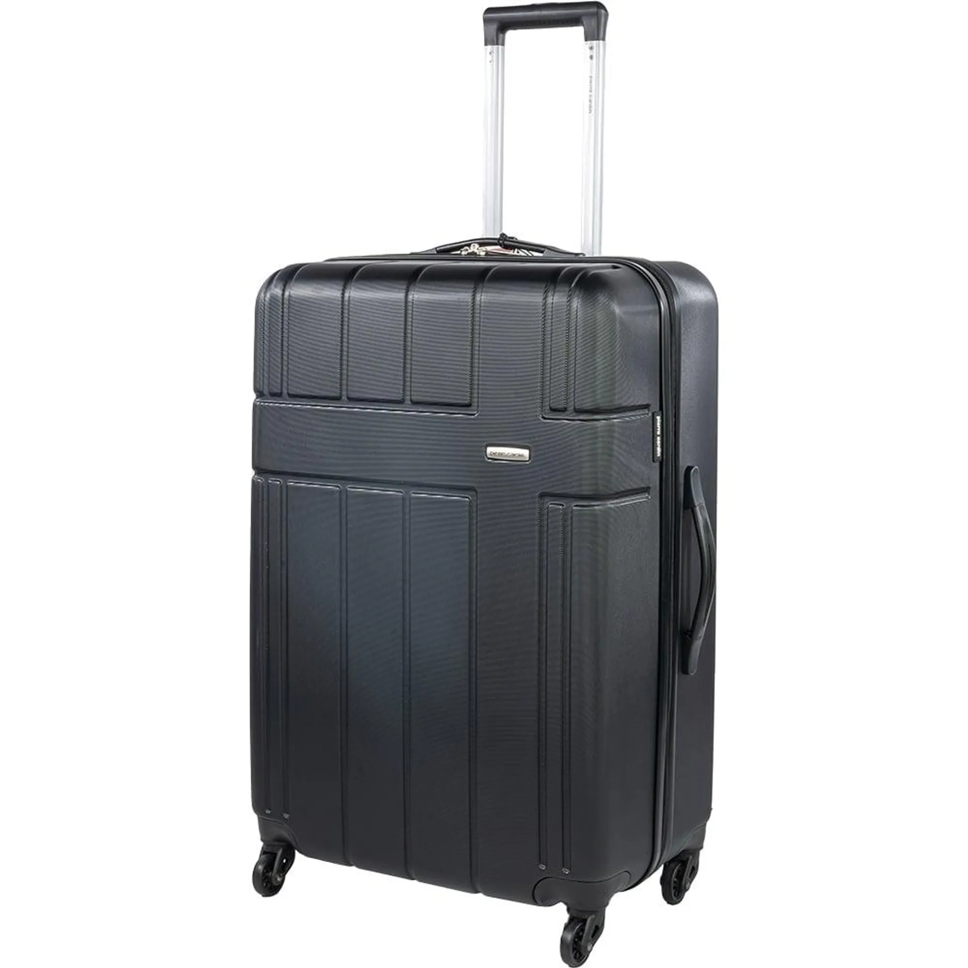 Pierre Cardin Large Black Lightweight Trolley Suitcase